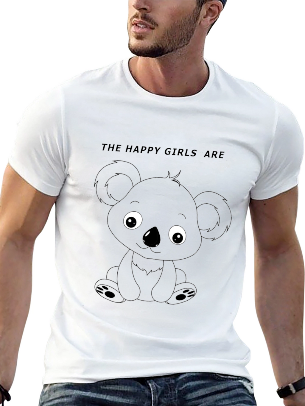 Koala Graphic Tee - Happy Girls Are