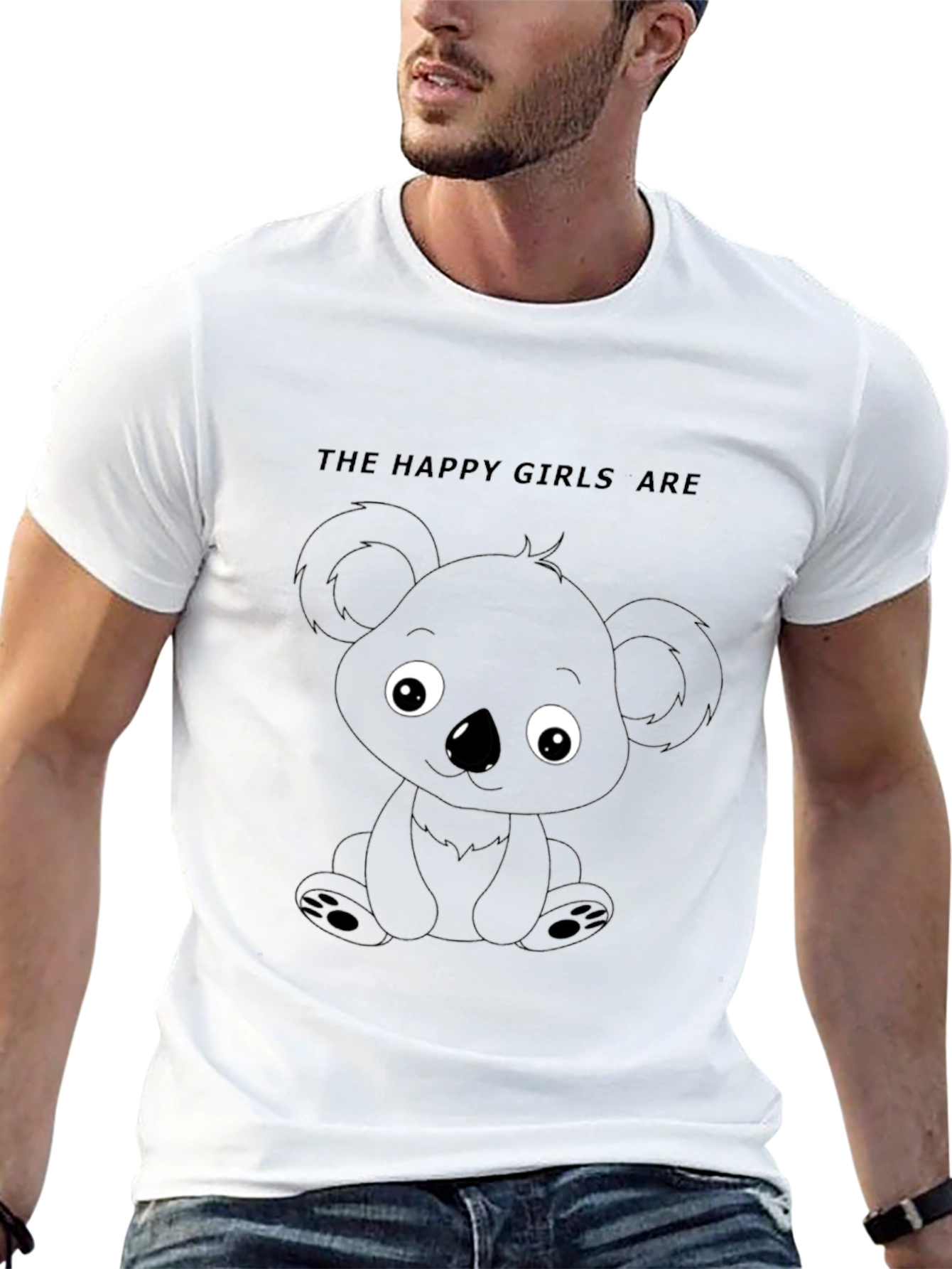 Koala Graphic Tee - Happy Girls Are