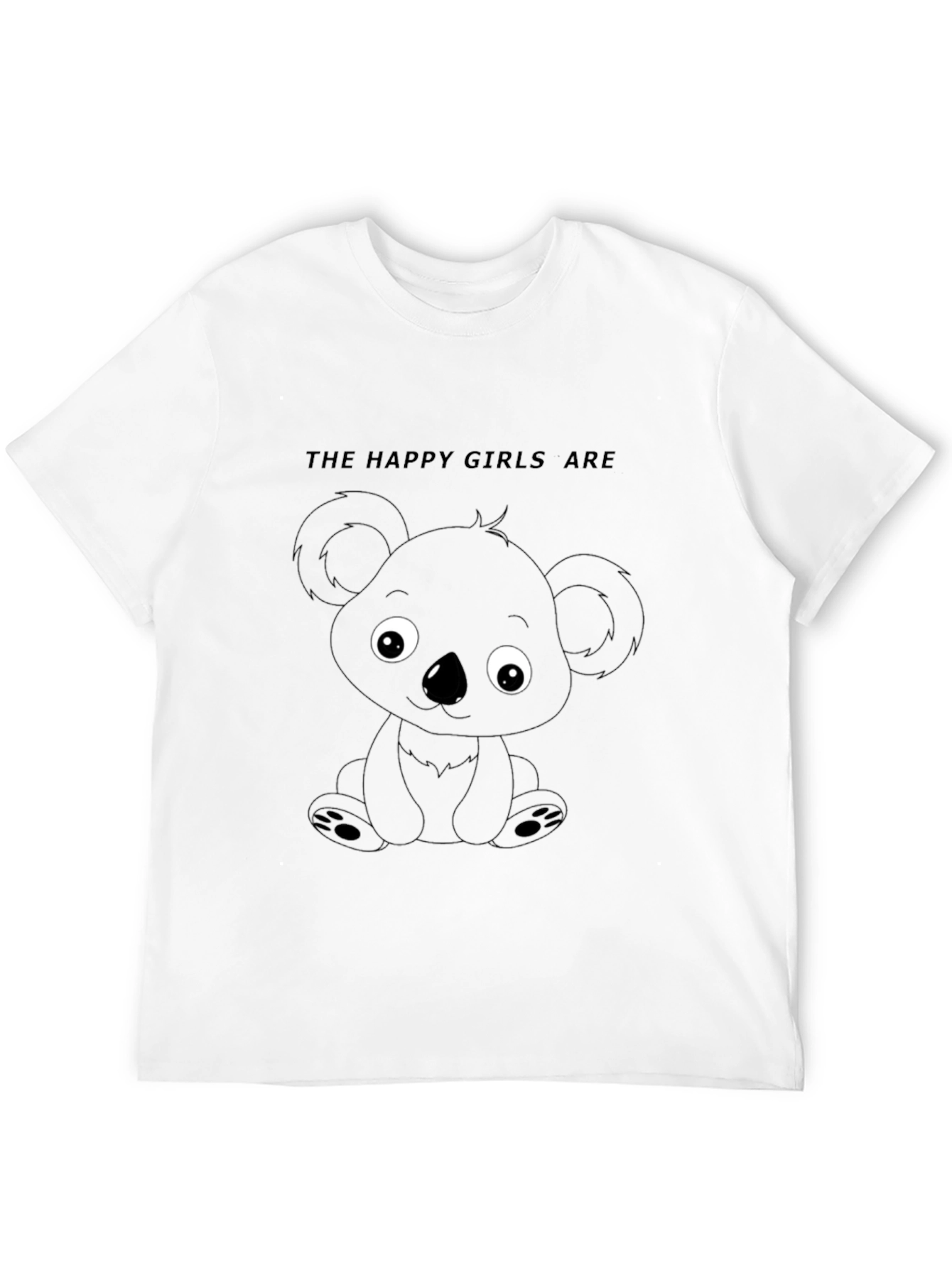 Koala Graphic Tee - Happy Girls Are