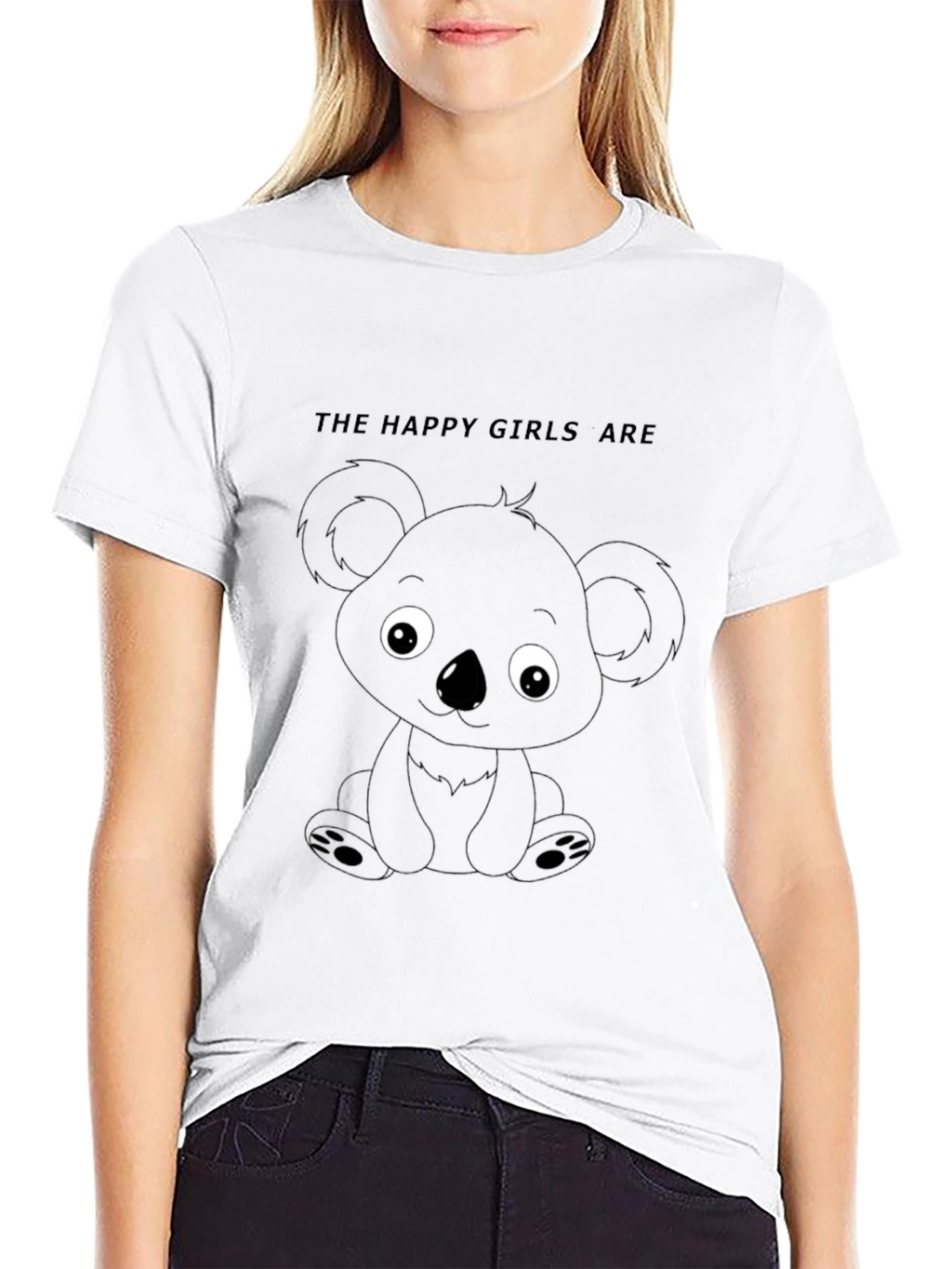 Koala Graphic Tee - Happy Girls Are