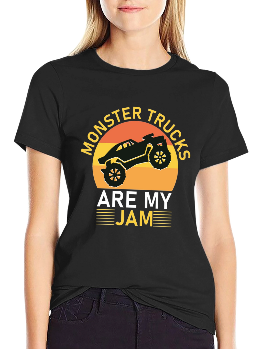 Monster Trucks Are My Jam Graphic T-Shirt