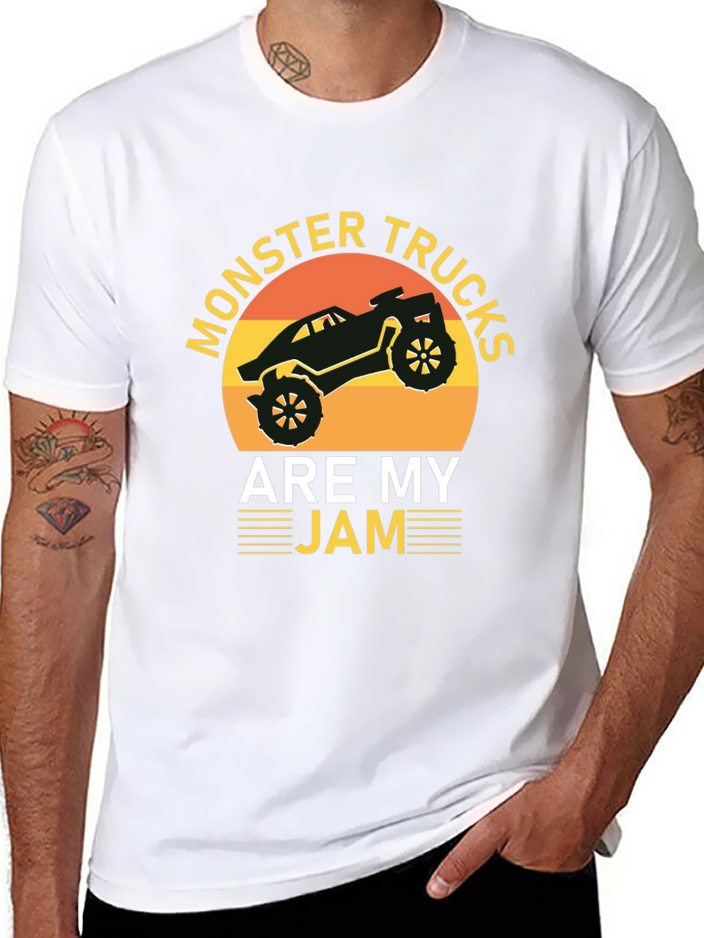 Monster Trucks Are My Jam Graphic T-Shirt
