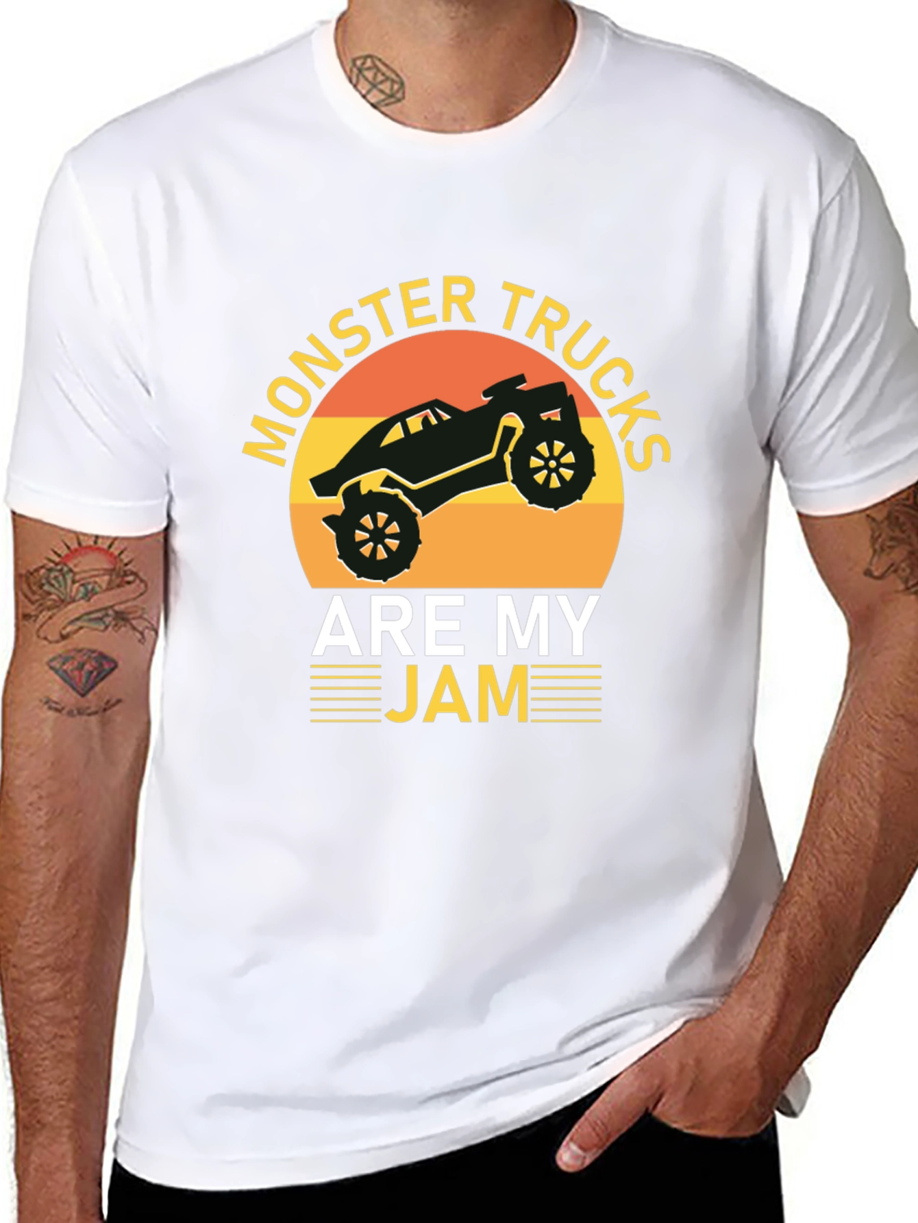 Monster Trucks Are My Jam Graphic T-Shirt