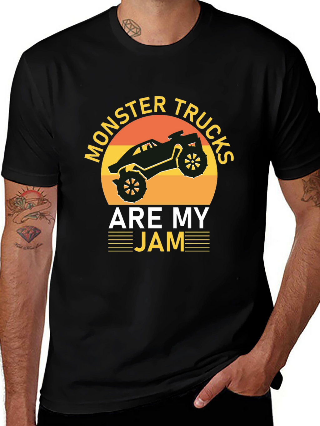 Monster Trucks Are My Jam Graphic T-Shirt