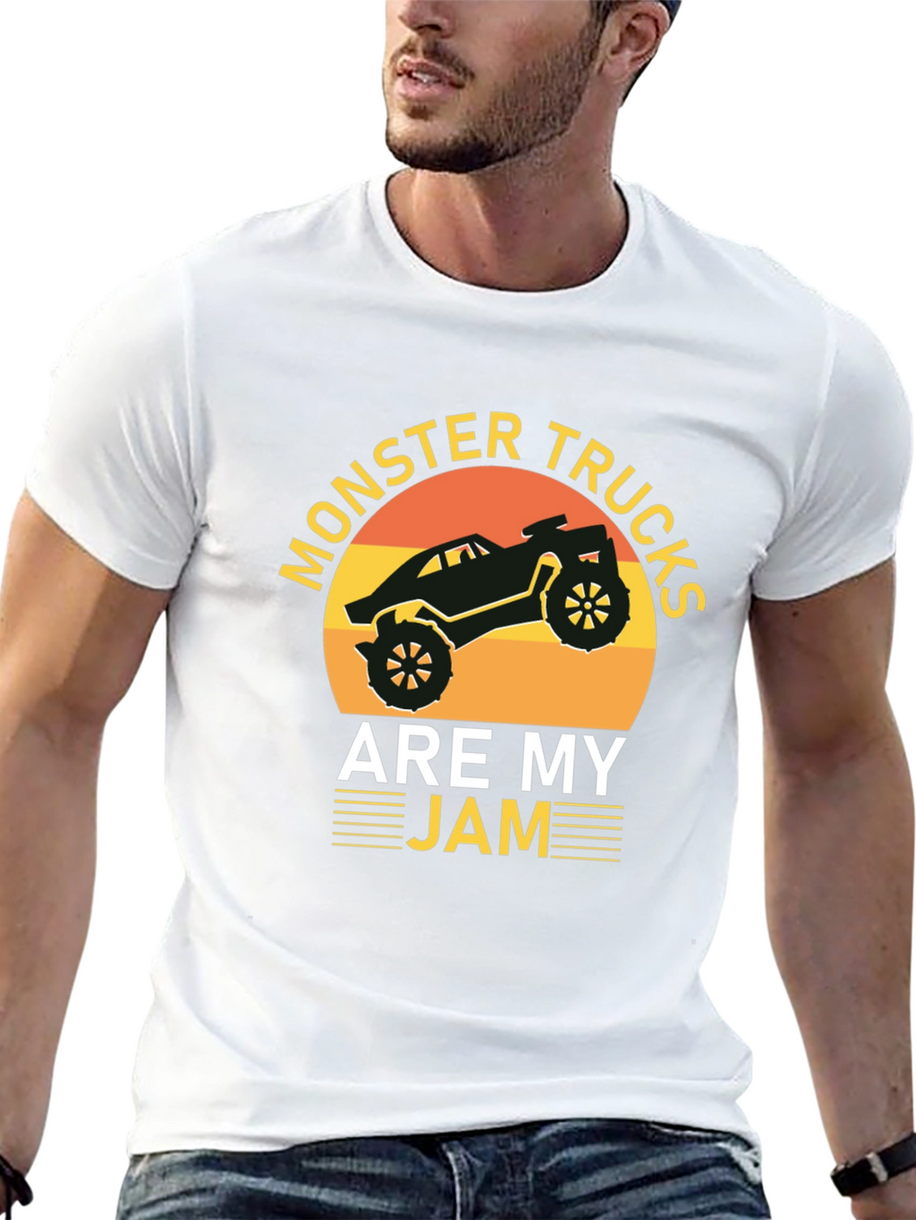Monster Trucks Are My Jam Graphic T-Shirt