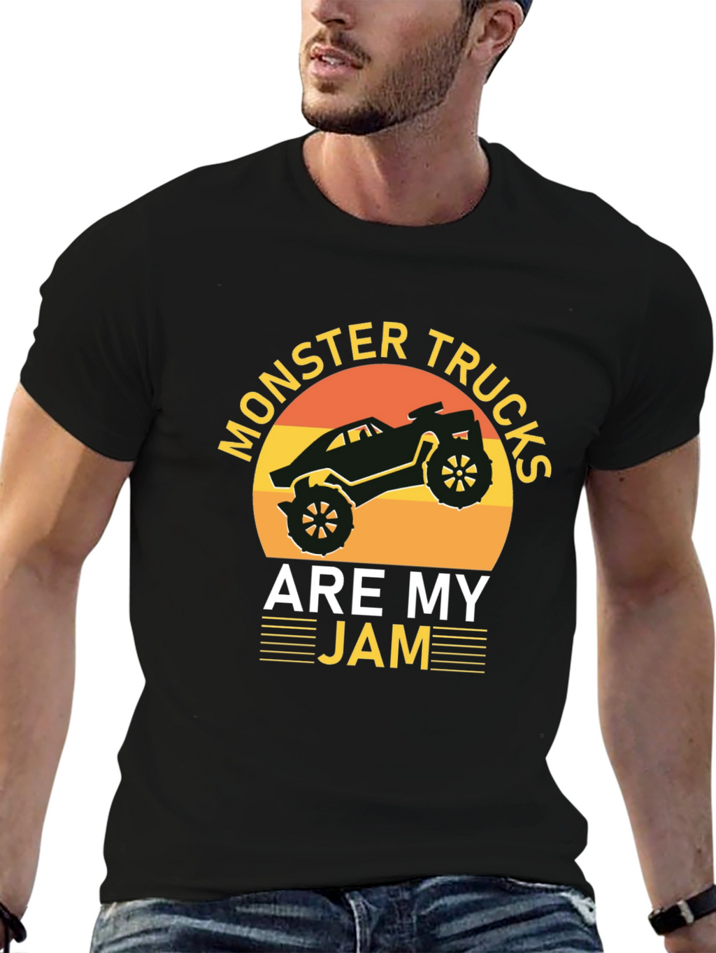 Monster Trucks Are My Jam Graphic T-Shirt