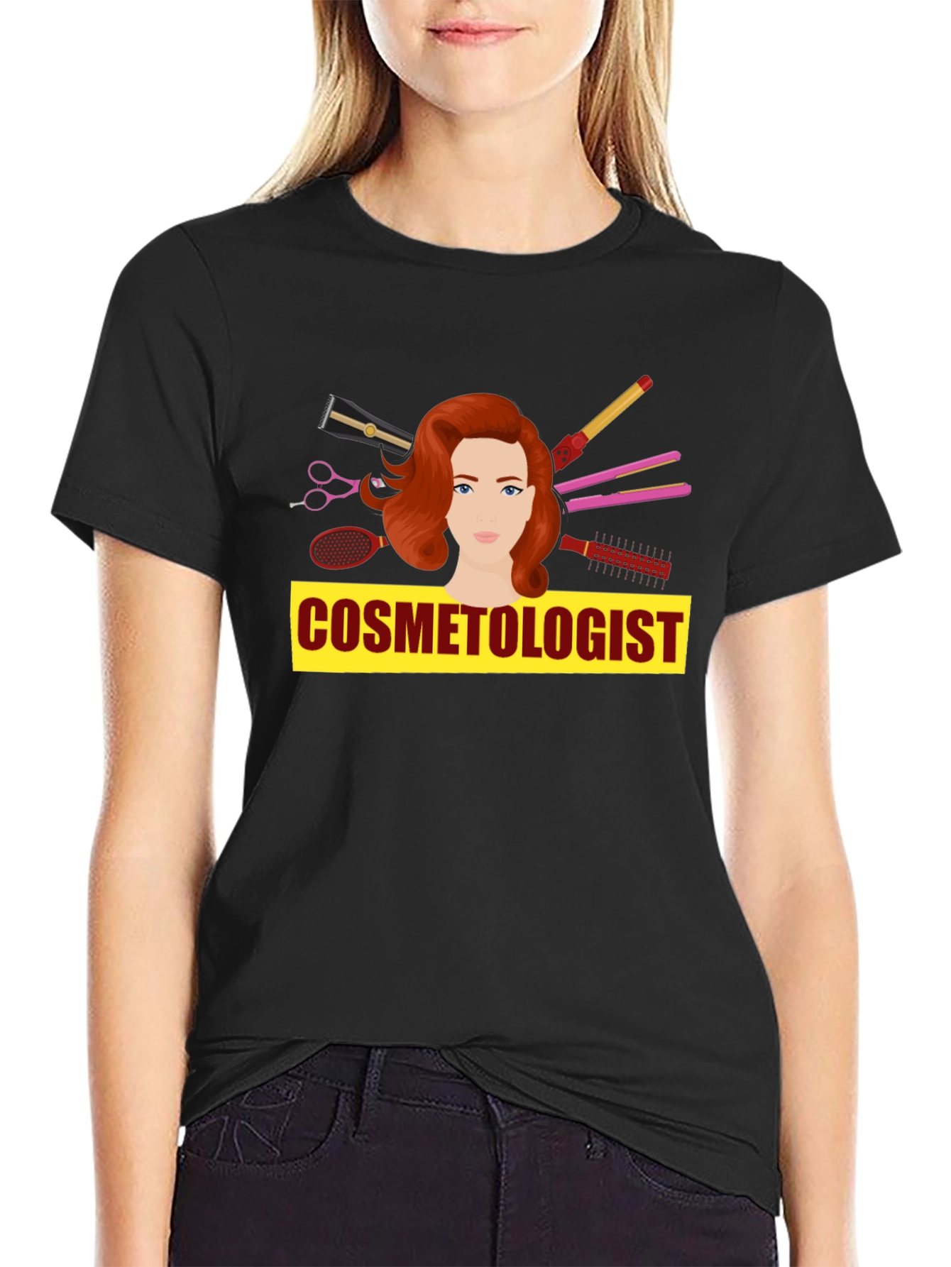 Cosmetologist T-Shirt - Hair Stylist Tee