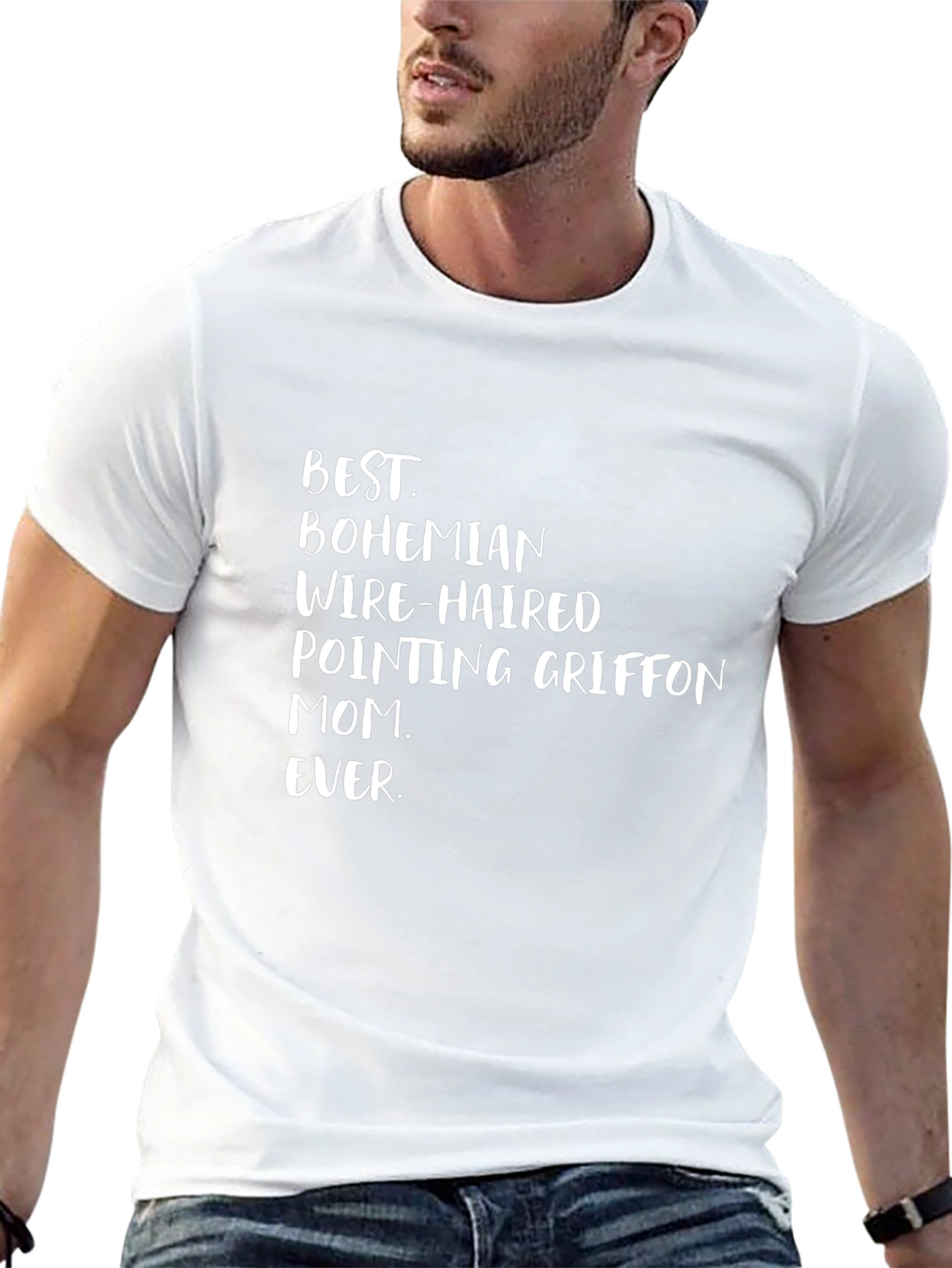 Bohemian Wire-Haired Pointing Griffon Mom T-Shirt