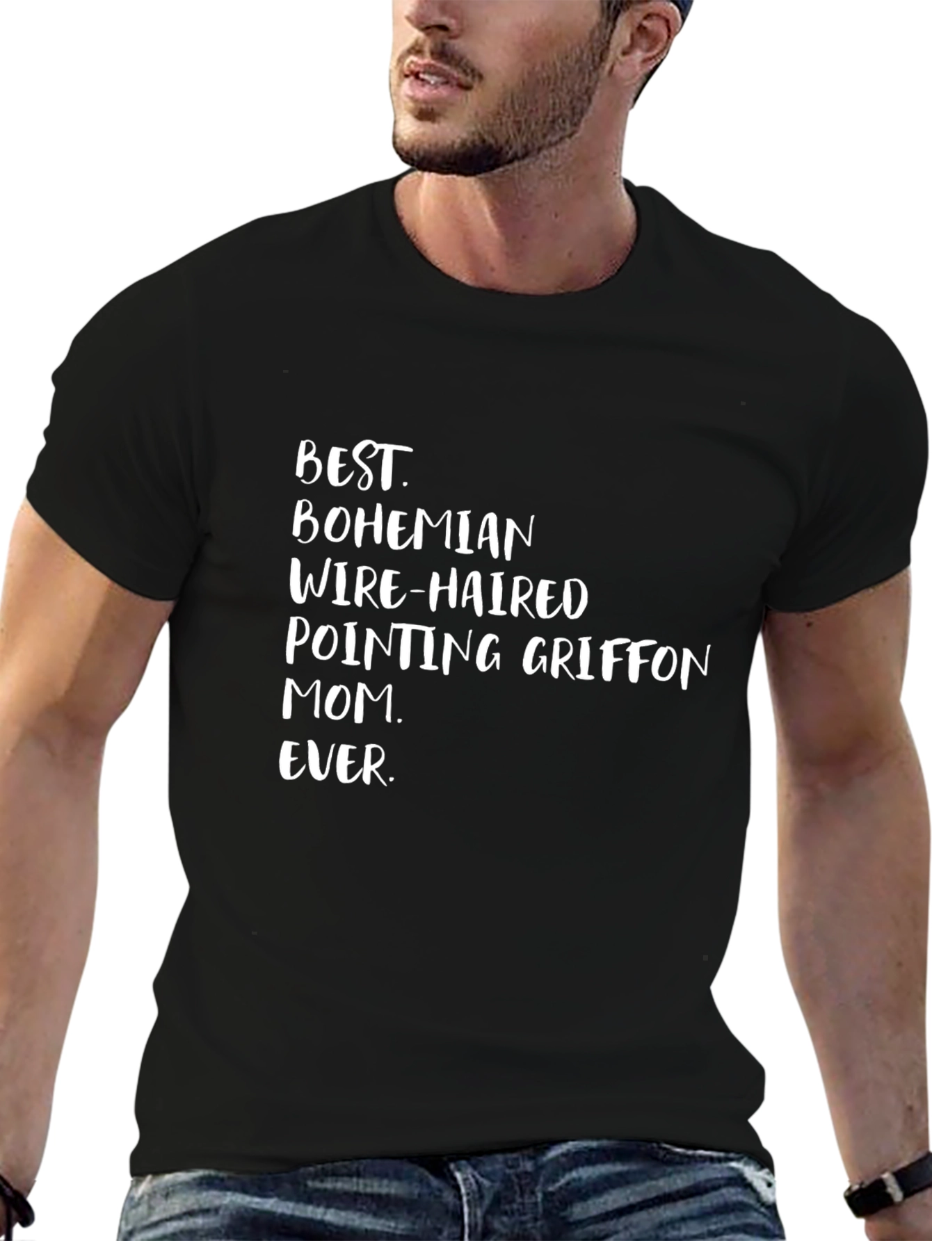 Bohemian Wire-Haired Pointing Griffon Mom T-Shirt