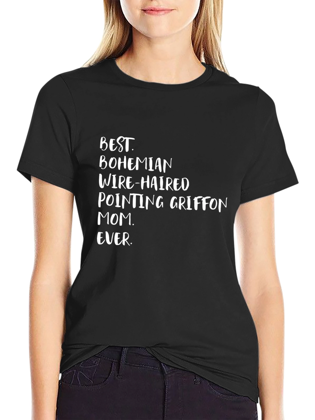 Bohemian Wire-Haired Pointing Griffon Mom T-Shirt