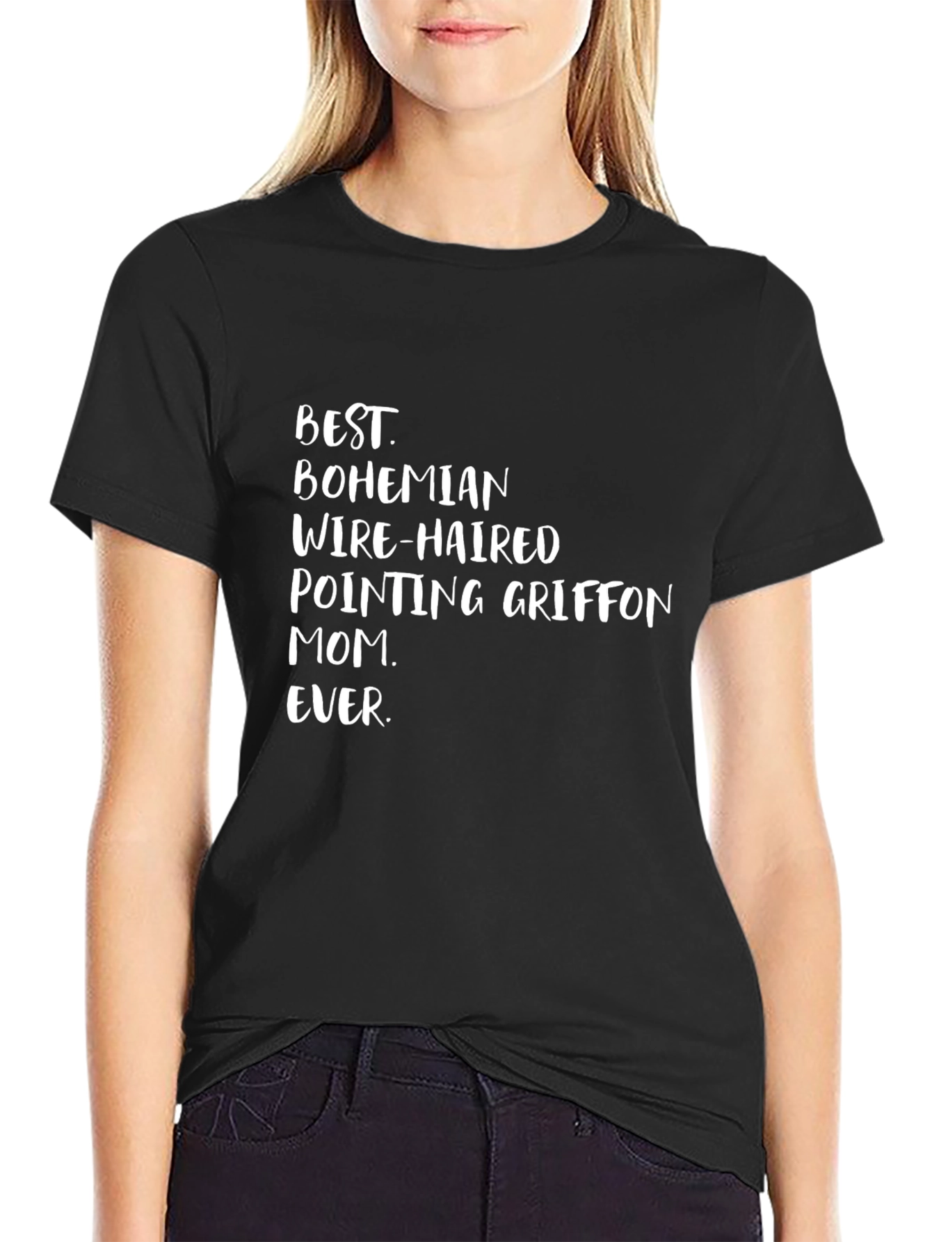Bohemian Wire-Haired Pointing Griffon Mom T-Shirt
