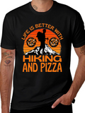 Hiking and Pizza T-Shirt - Adventure Time!