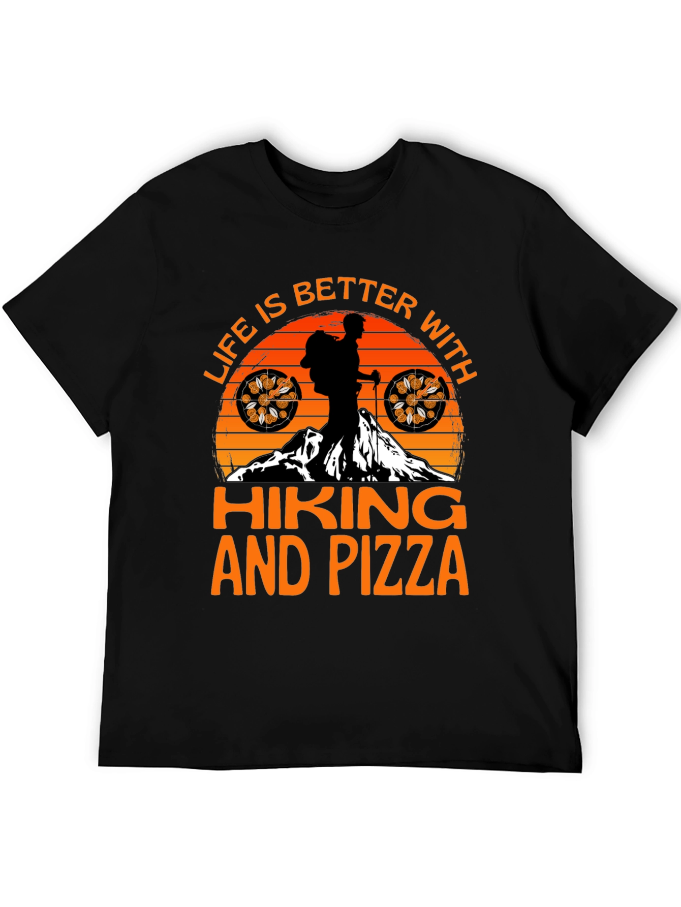 Hiking and Pizza T-Shirt - Adventure Time!