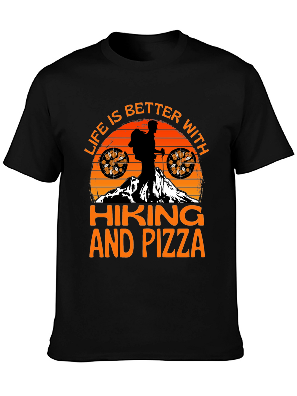 Hiking and Pizza T-Shirt - Adventure Time!