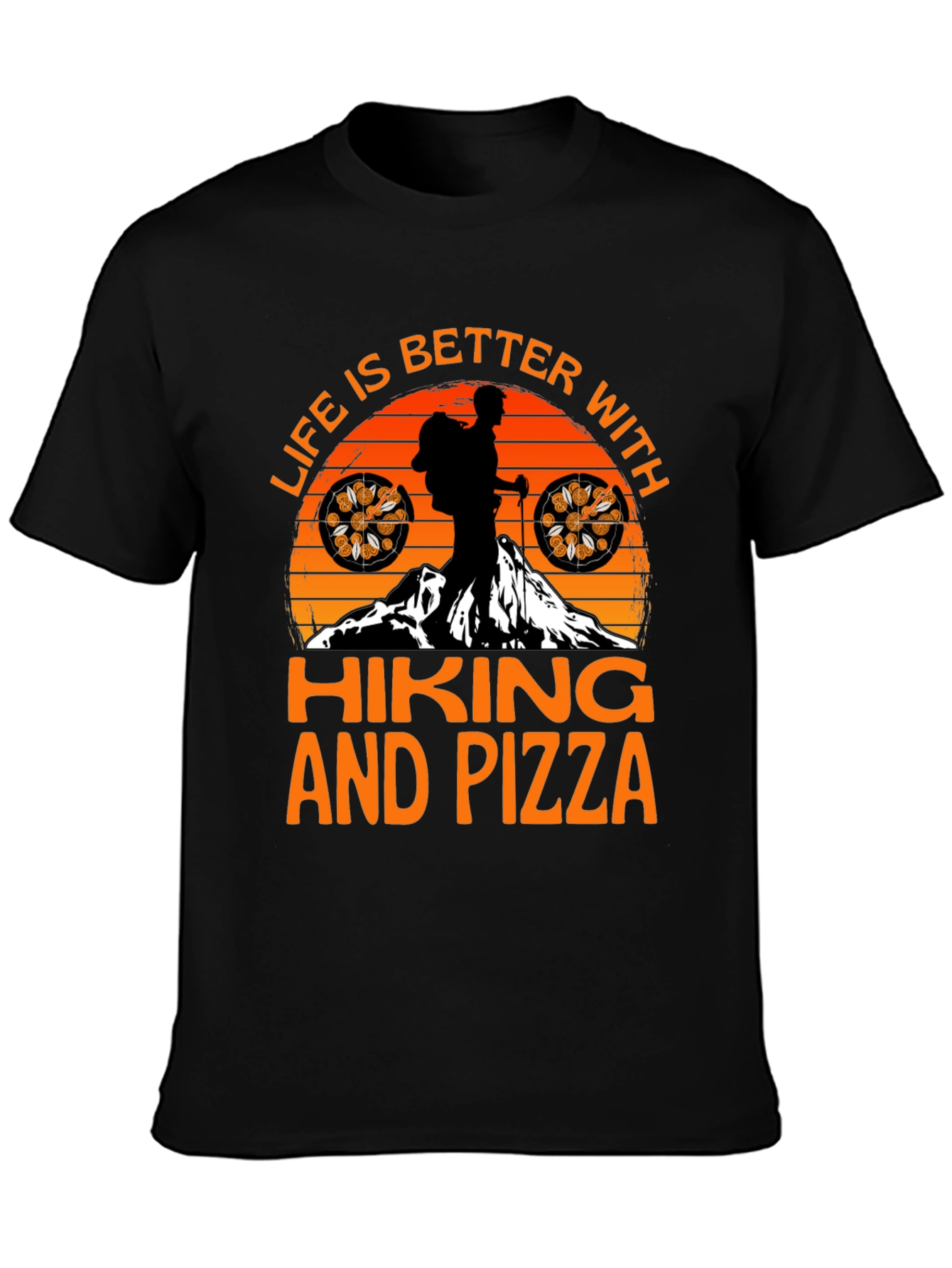 Hiking and Pizza T-Shirt - Adventure Time!