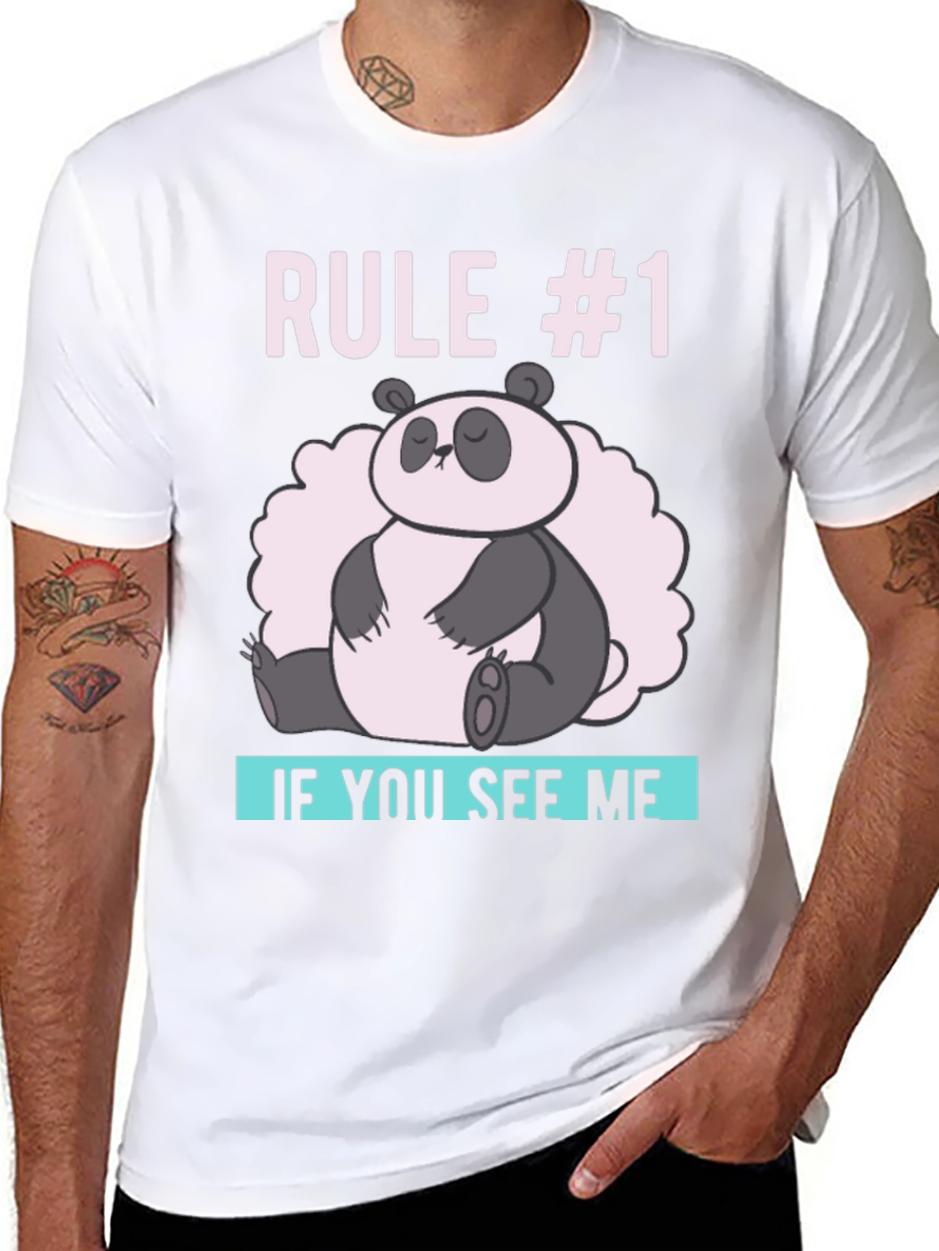 Rule #1 Panda T-Shirt - Lazy Day Essential