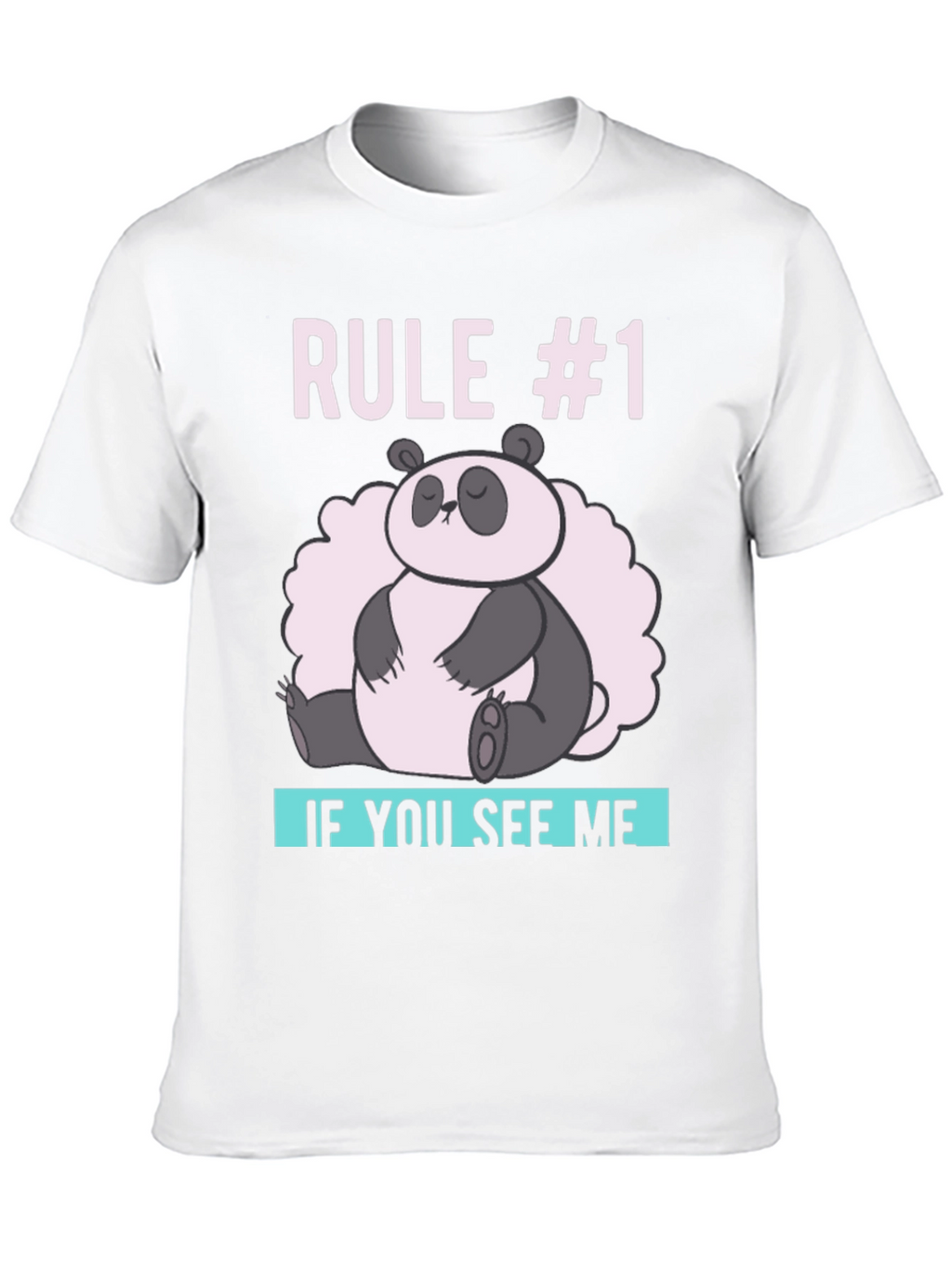 Rule #1 Panda T-Shirt - Lazy Day Essential