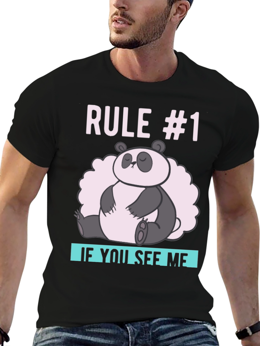 Rule #1 Panda T-Shirt - Lazy Day Essential