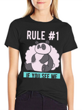 Rule #1 Panda T-Shirt - Lazy Day Essential