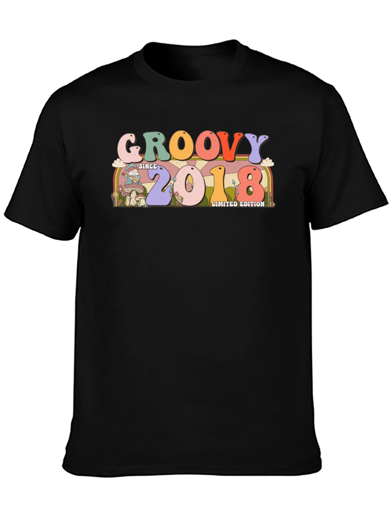 Groovy Since 2018 Limited Edition Black T-Shirt