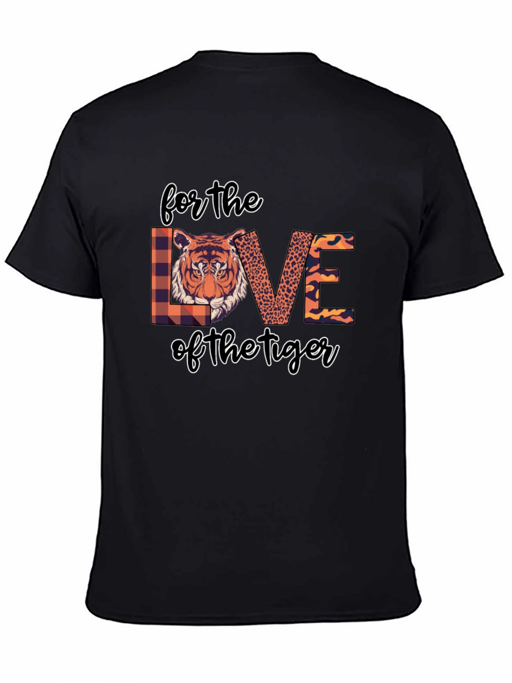 Tiger Love Graphic Tee - Black T-Shirt
