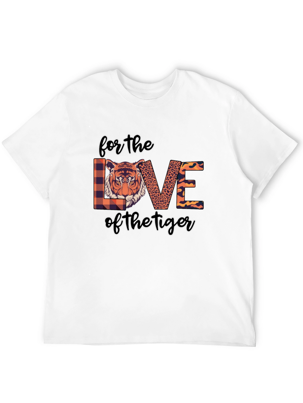 Tiger Love Graphic Tee - Black T-Shirt