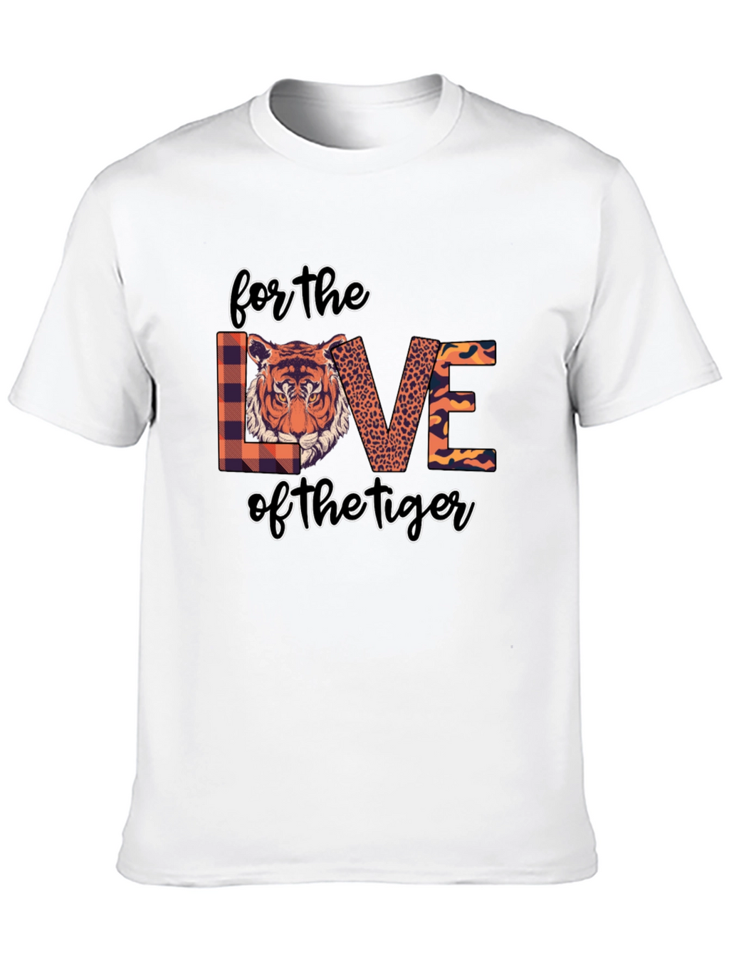 Tiger Love Graphic Tee - Black T-Shirt