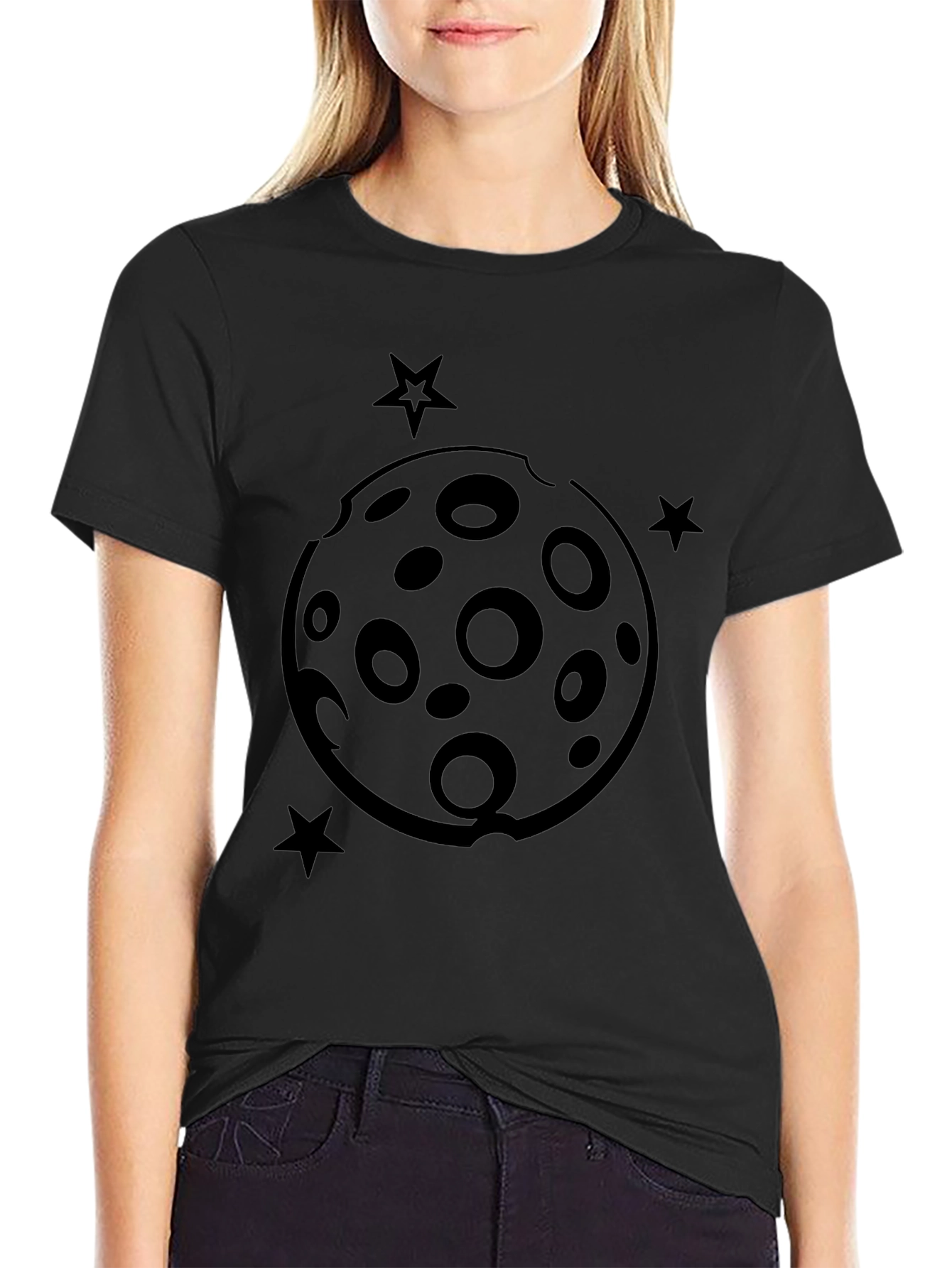 Moon and Stars Graphic T-Shirt
