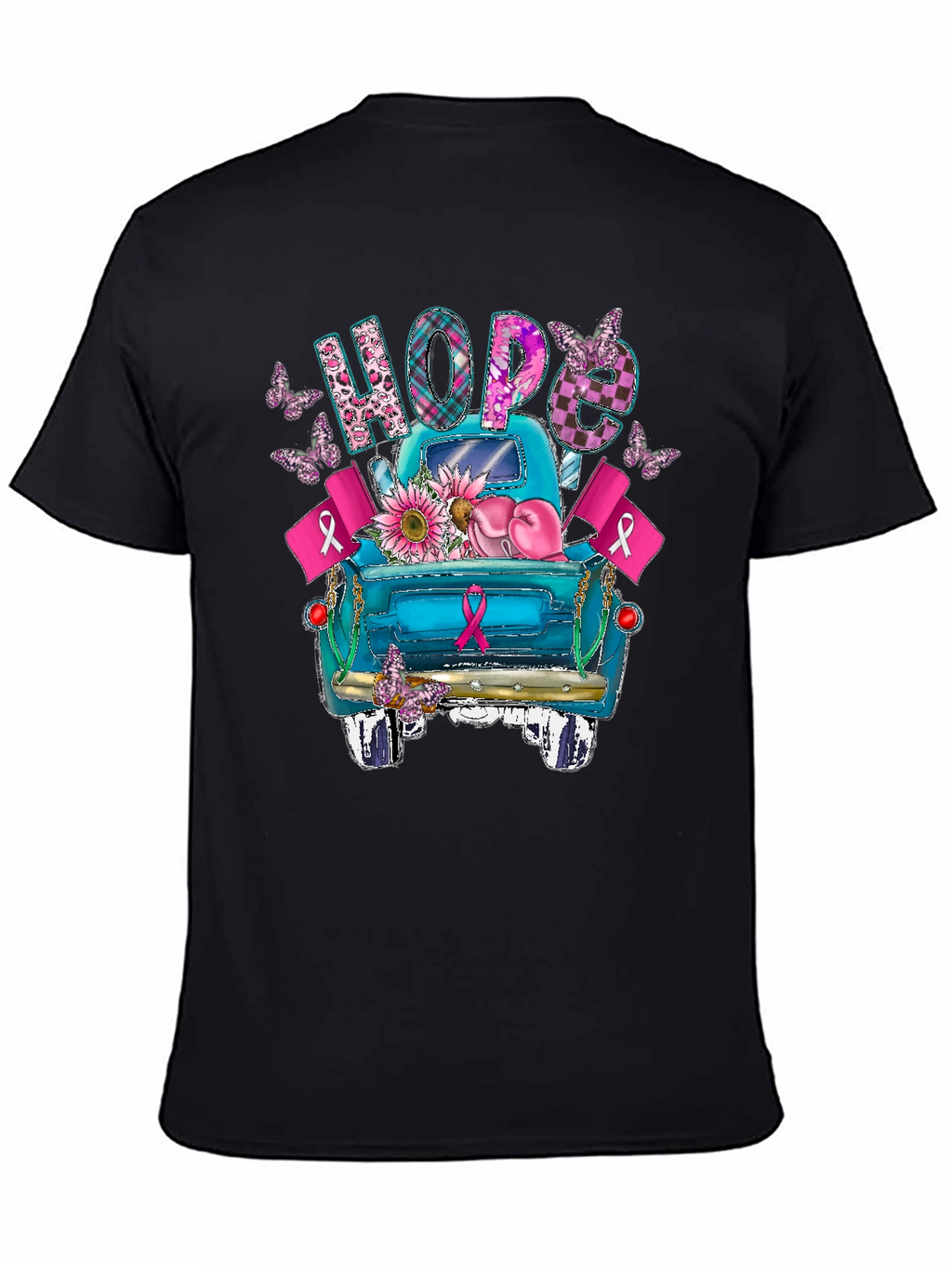 Hope Breast Cancer Awareness Truck T-Shirt