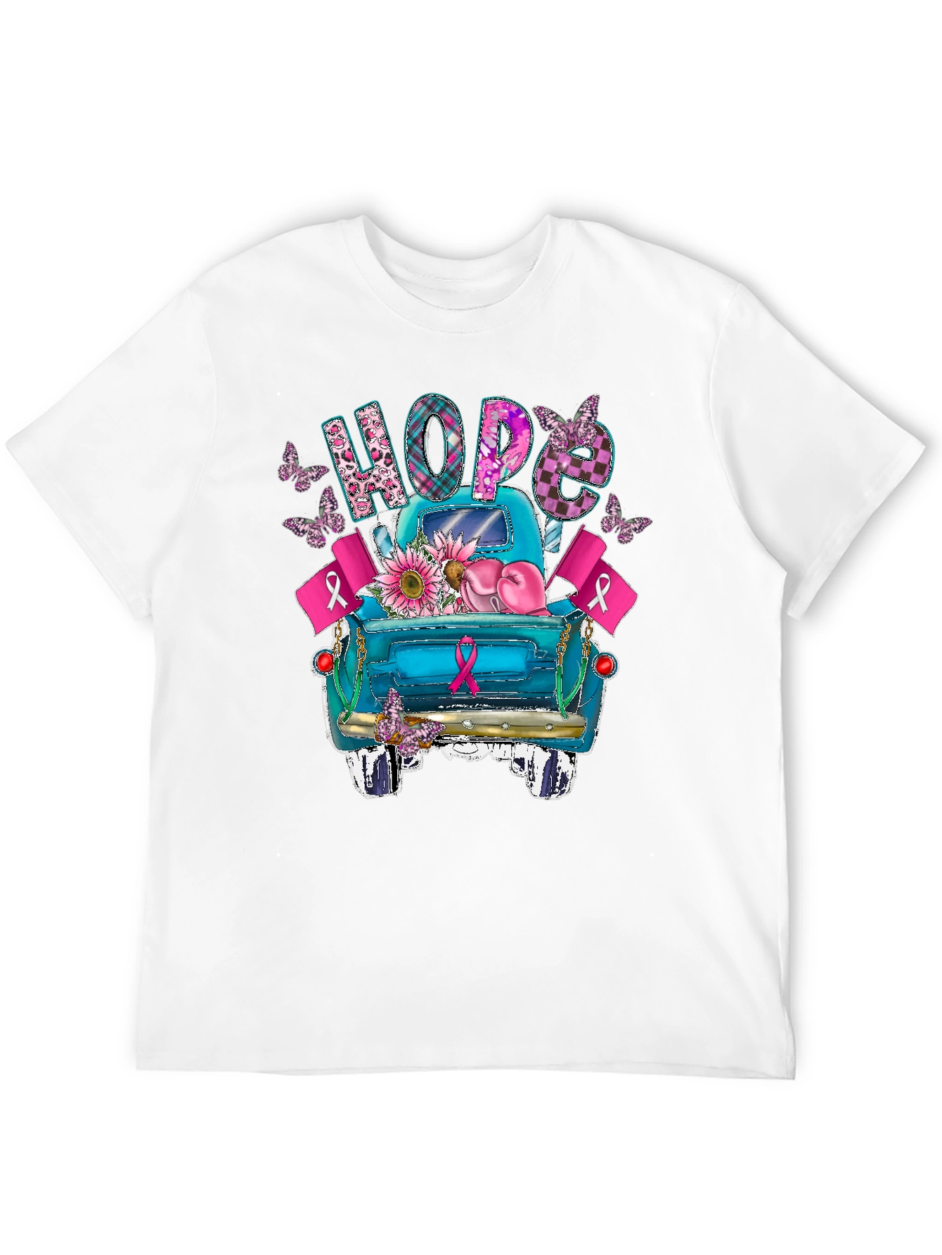 Hope Breast Cancer Awareness Truck T-Shirt