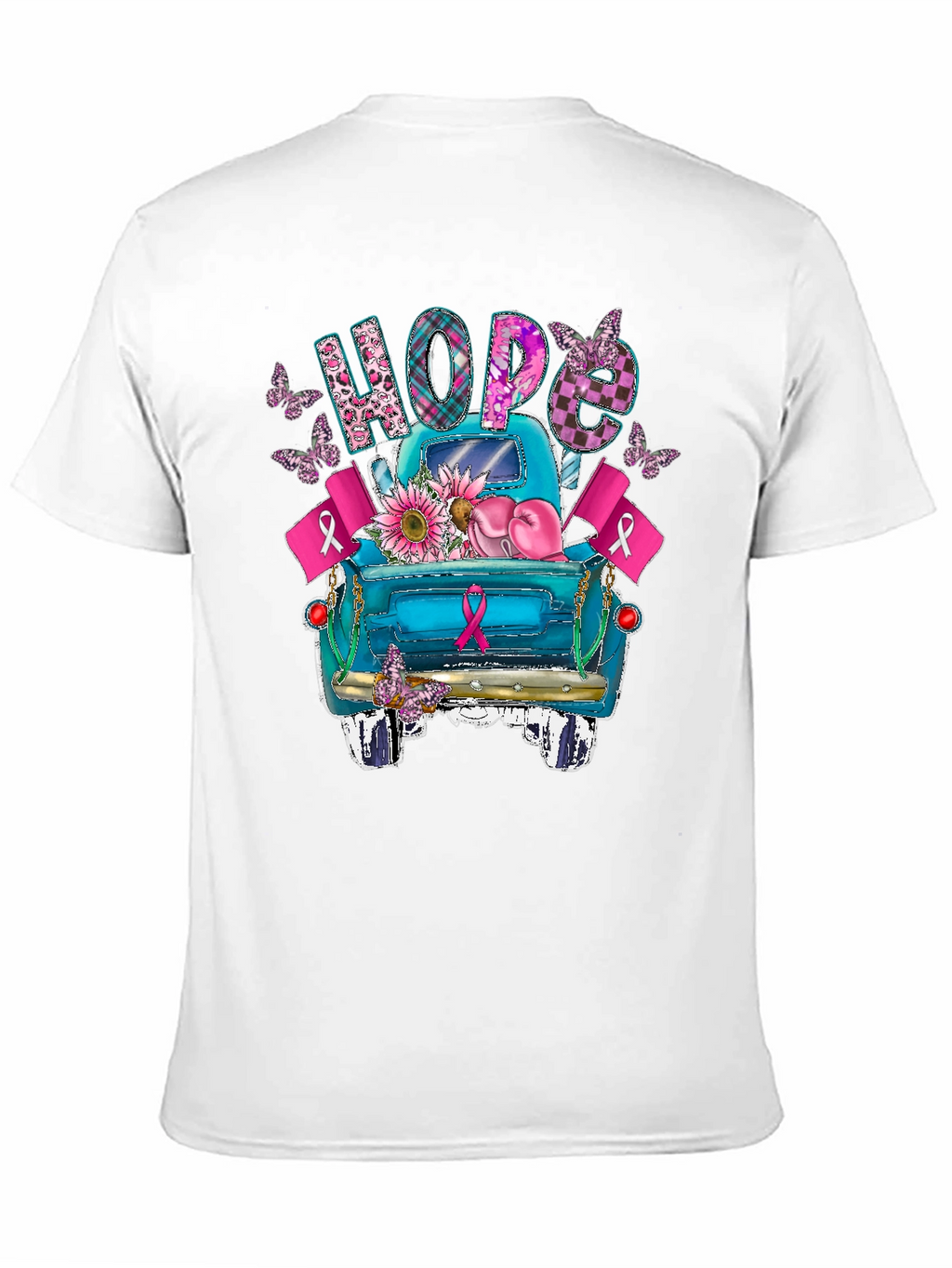 Hope Breast Cancer Awareness Truck T-Shirt