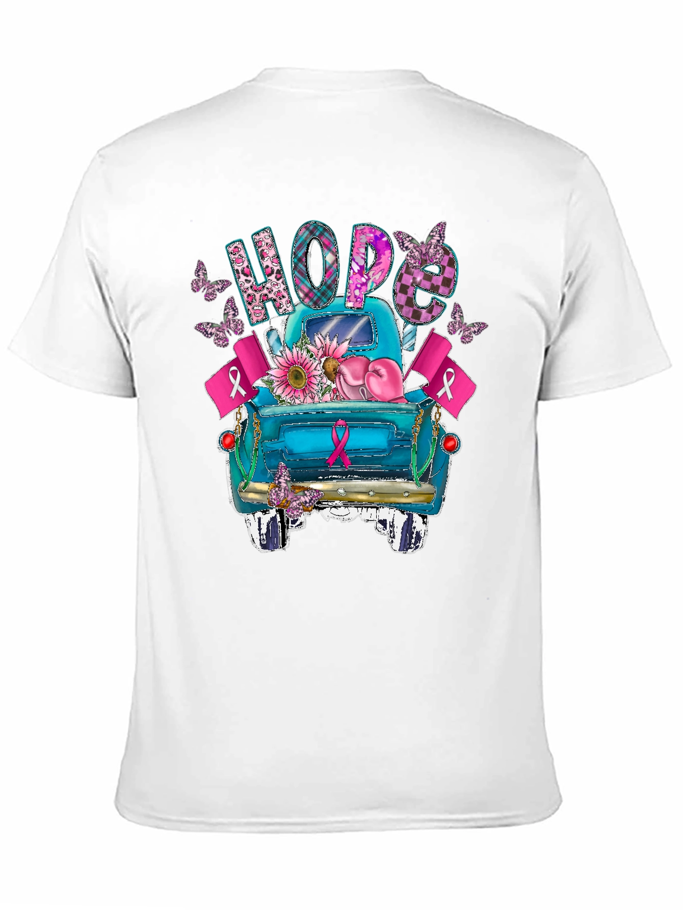 Hope Breast Cancer Awareness Truck T-Shirt