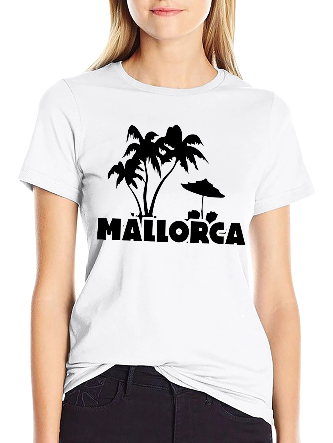 Mallorca Palm Tree Graphic T-Shirt