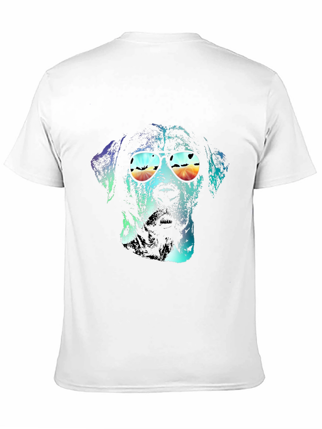 Dog with Sunglasses Graphic T-Shirt
