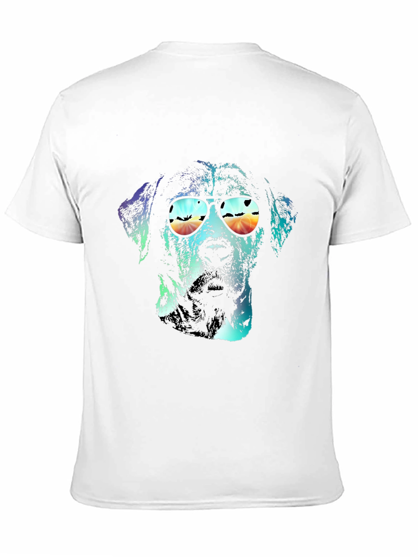 Dog with Sunglasses Graphic T-Shirt