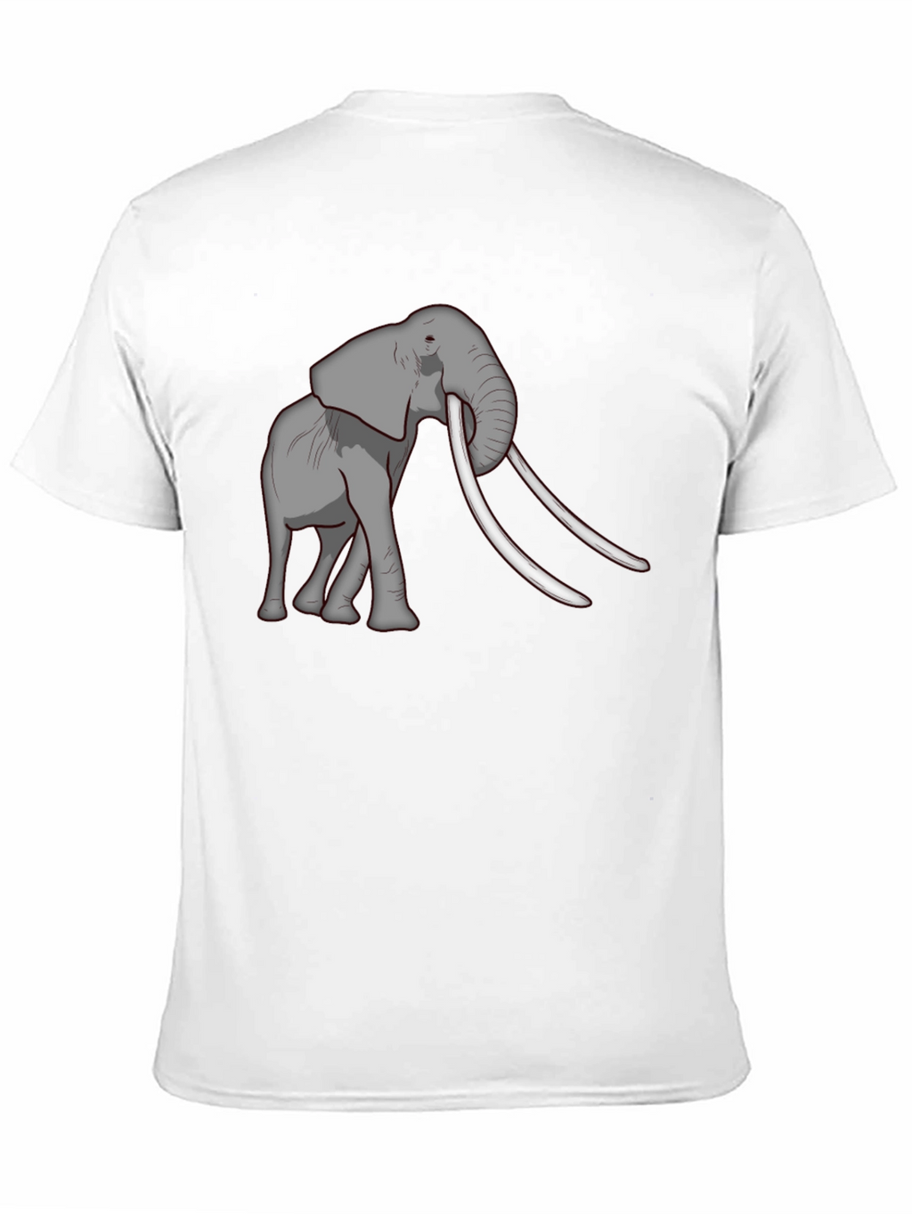 Elephant Graphic Tee - Black Cotton Blend
