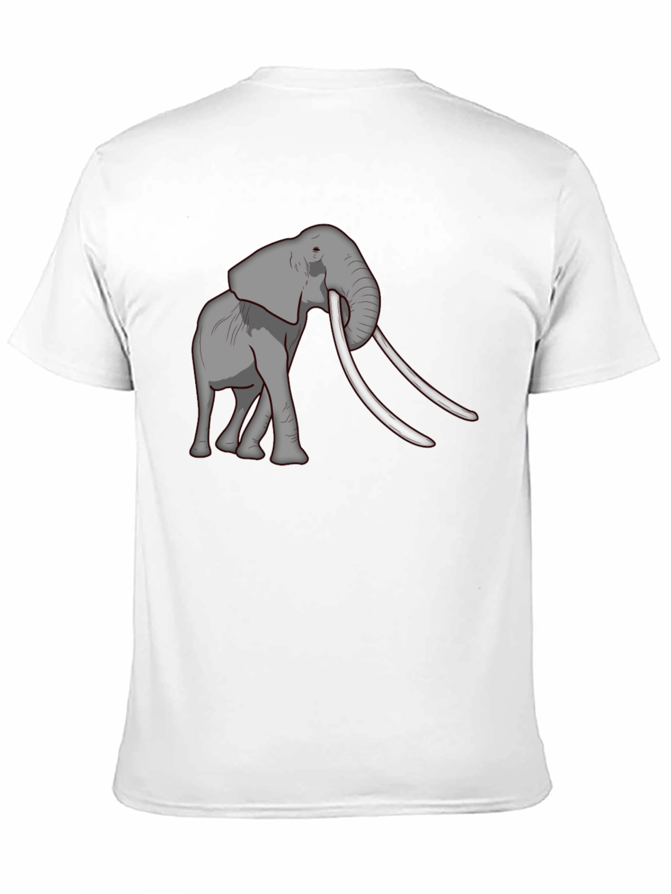 Elephant Graphic Tee - Black Cotton Blend