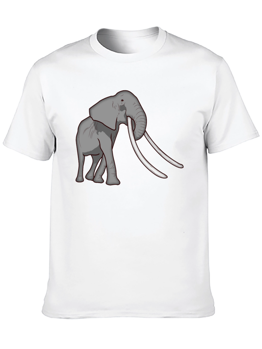 Elephant Graphic Tee - Black Cotton Blend
