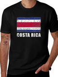 Costa Rica Flag Graphic T-Shirt - Patriotic Pride