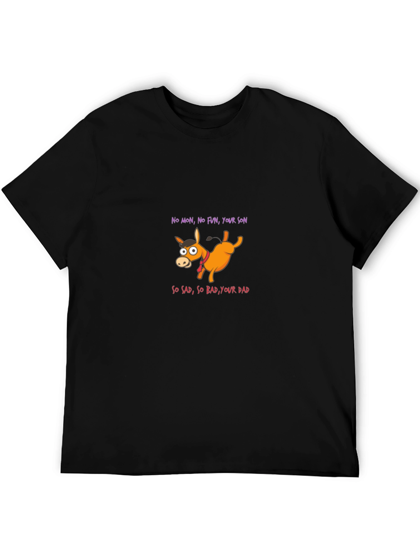 Funny Donkey T-Shirt - No Mon No Fun