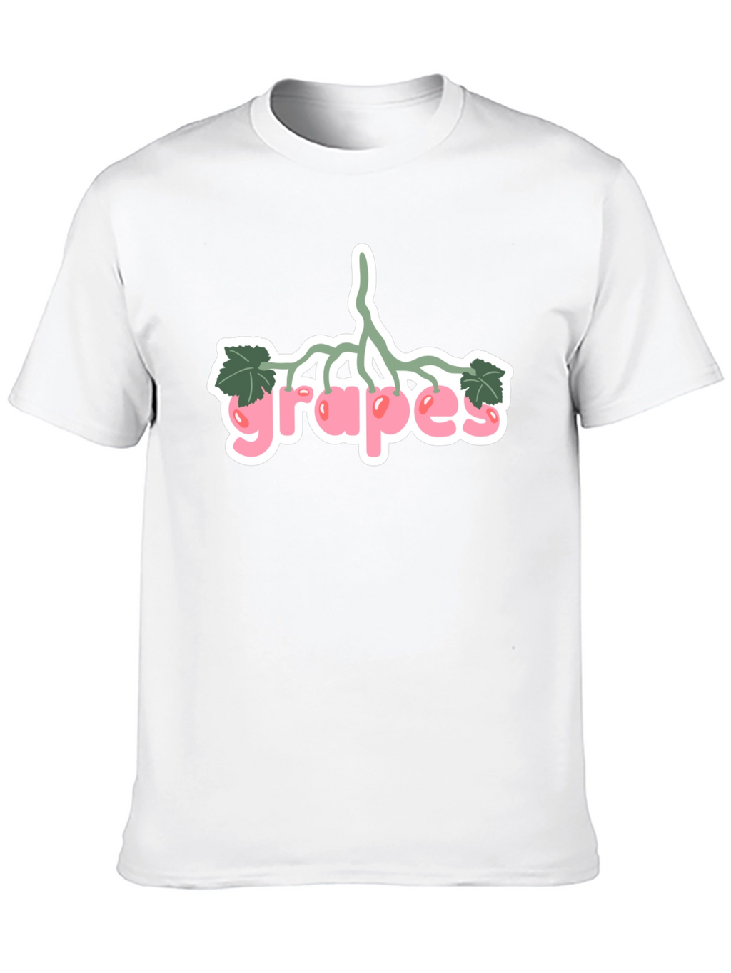 Grapes Graphic Black T-Shirt