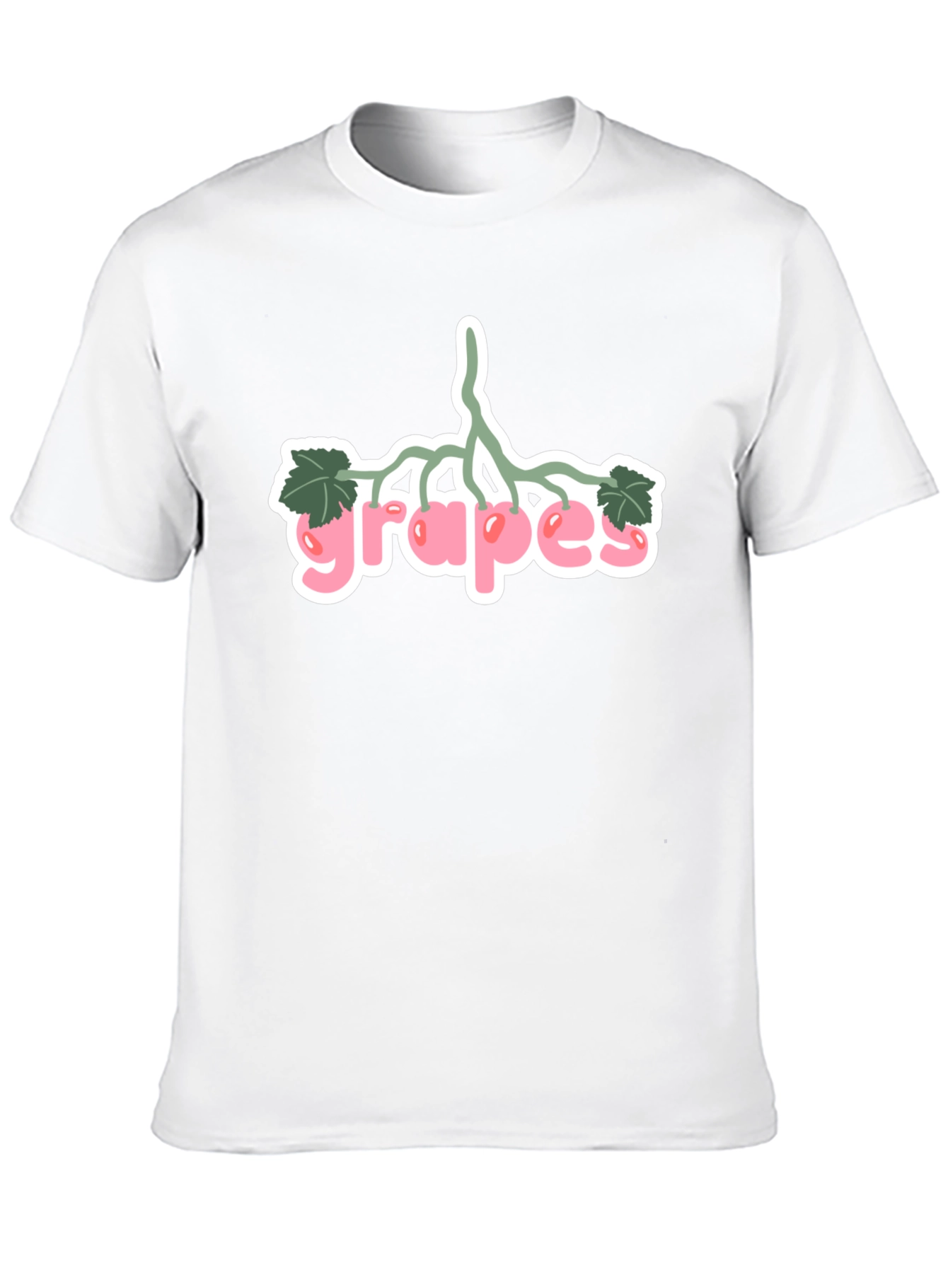 Grapes Graphic Black T-Shirt