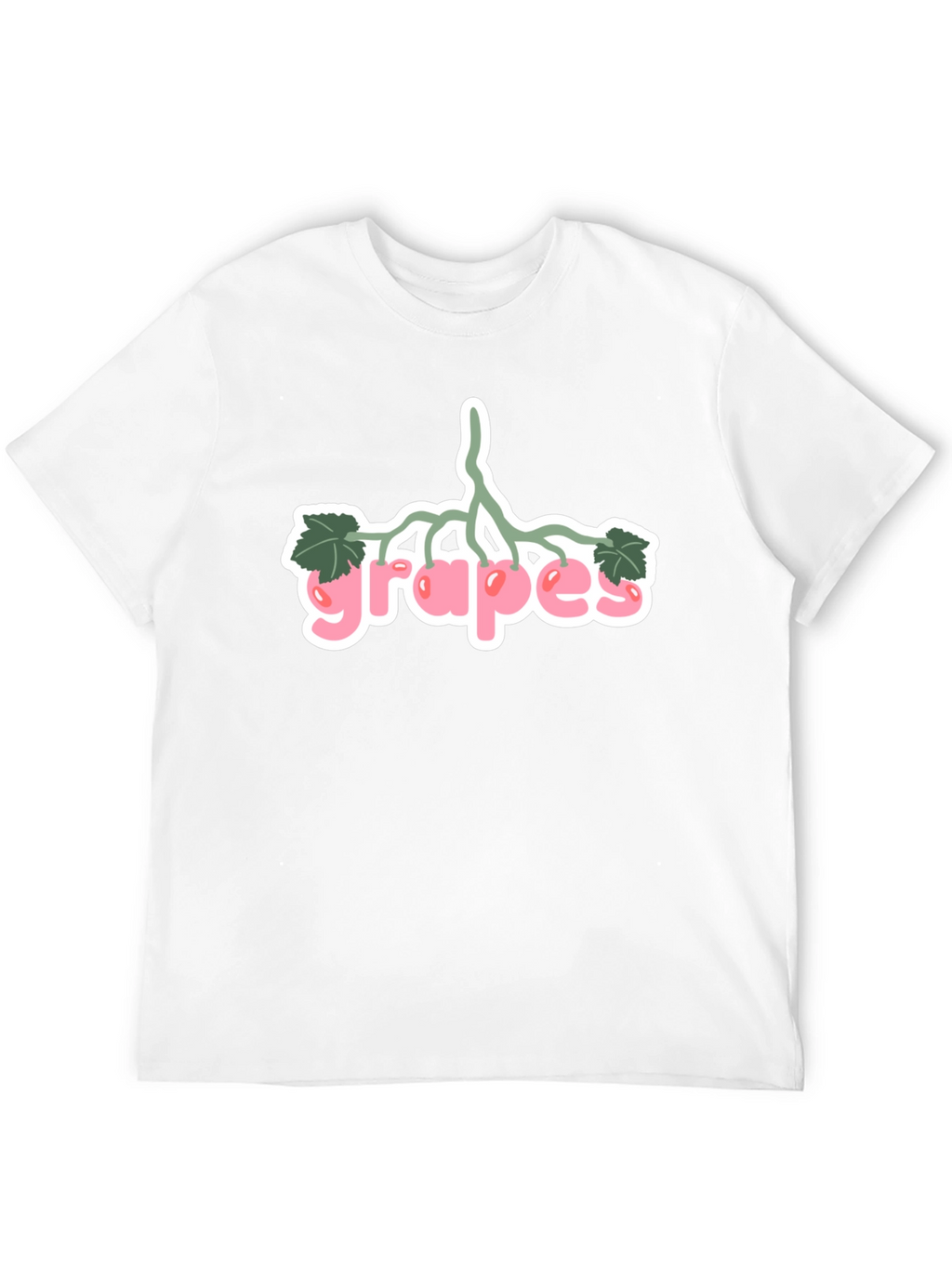 Grapes Graphic Black T-Shirt