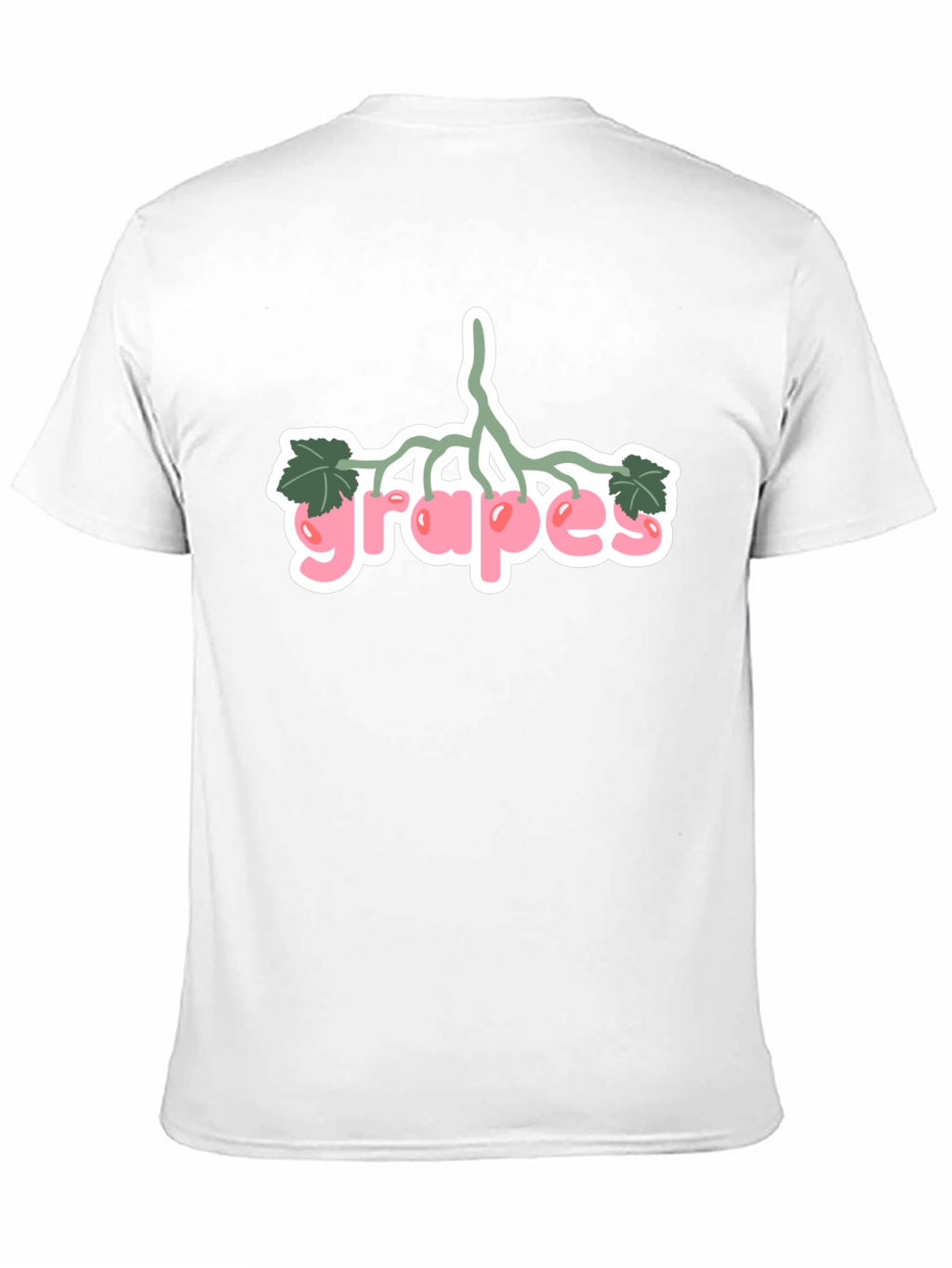 Grapes Graphic Black T-Shirt