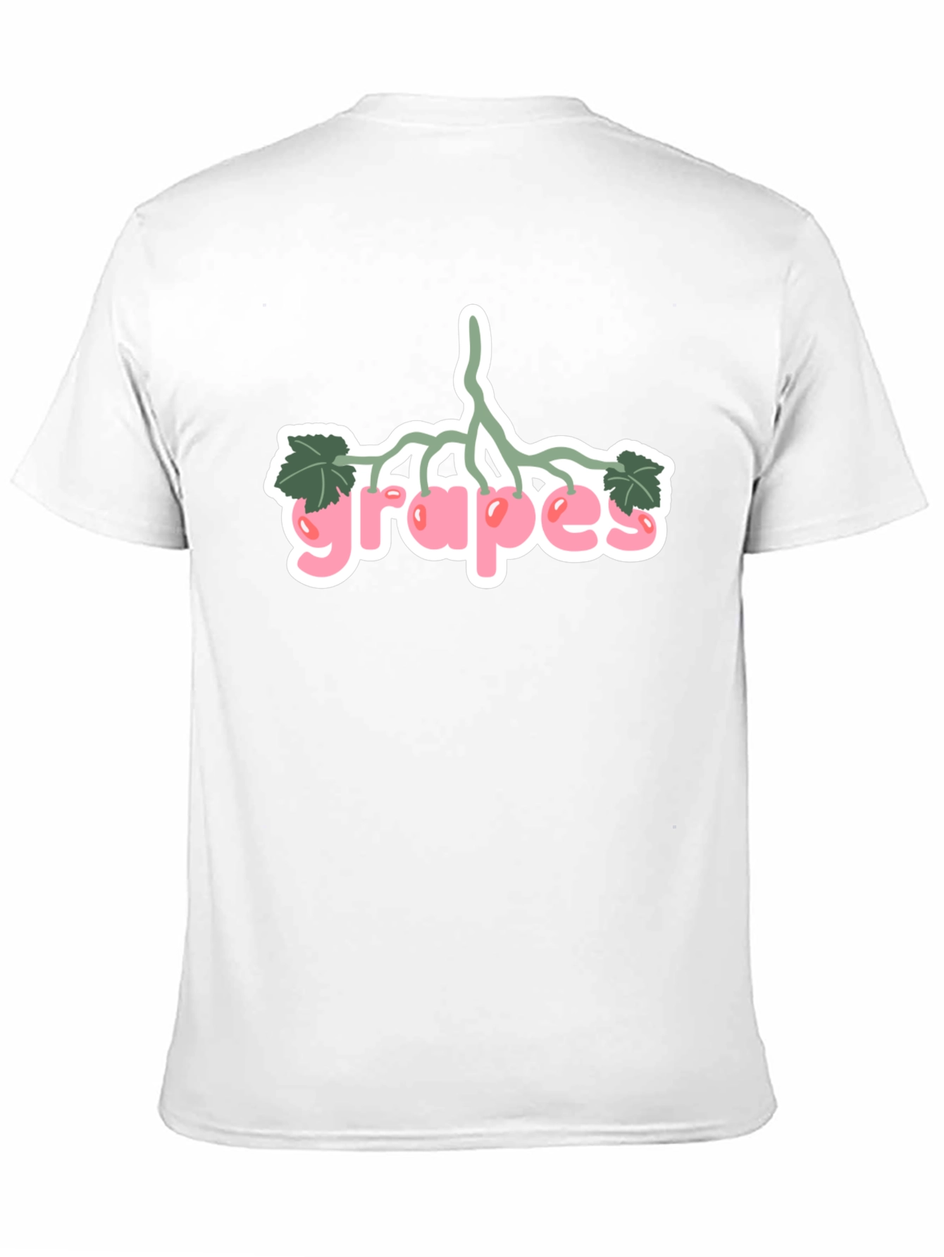 Grapes Graphic Black T-Shirt