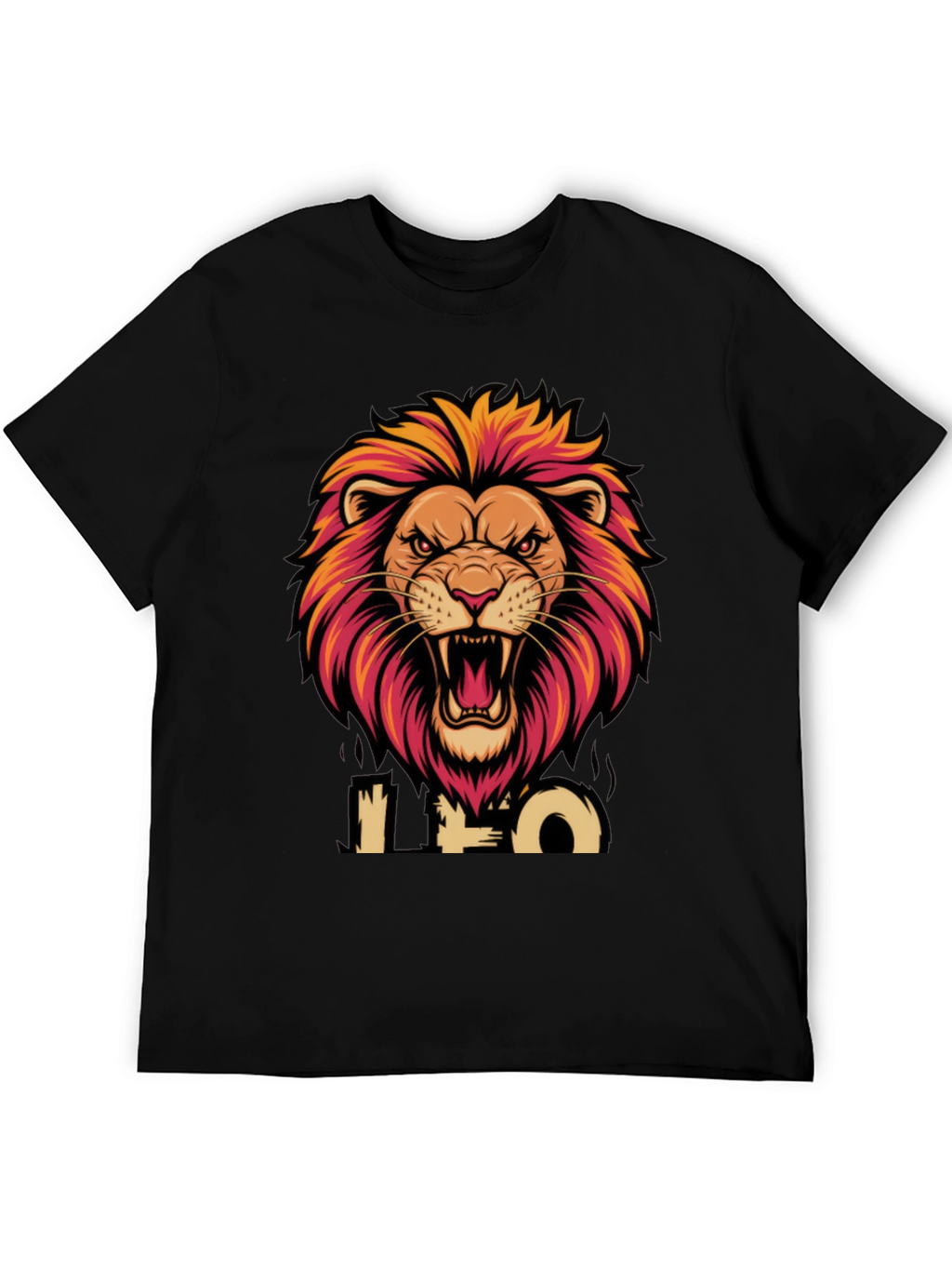 Leo Zodiac Lion Graphic T-Shirt