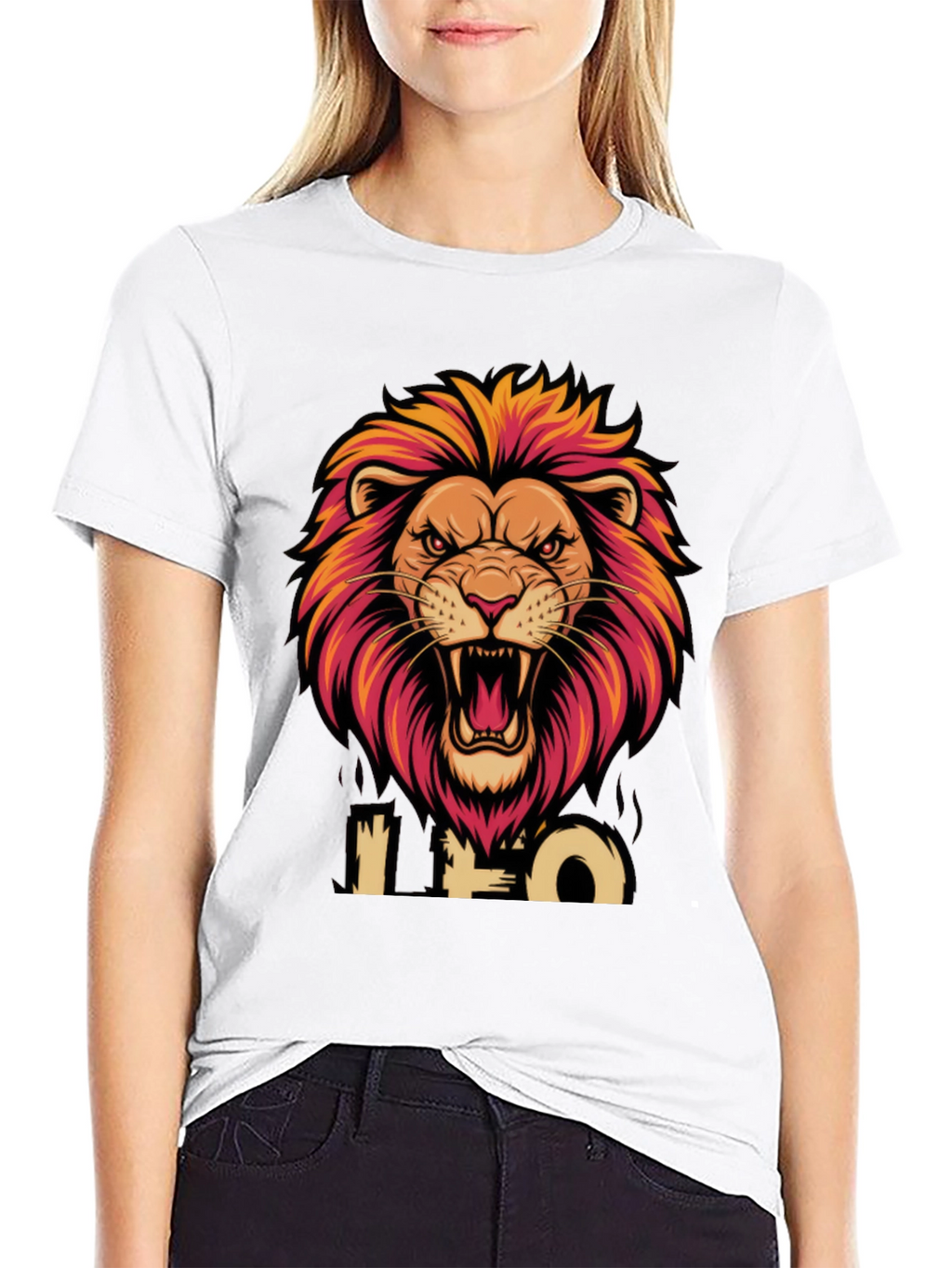 Leo Zodiac Lion Graphic T-Shirt