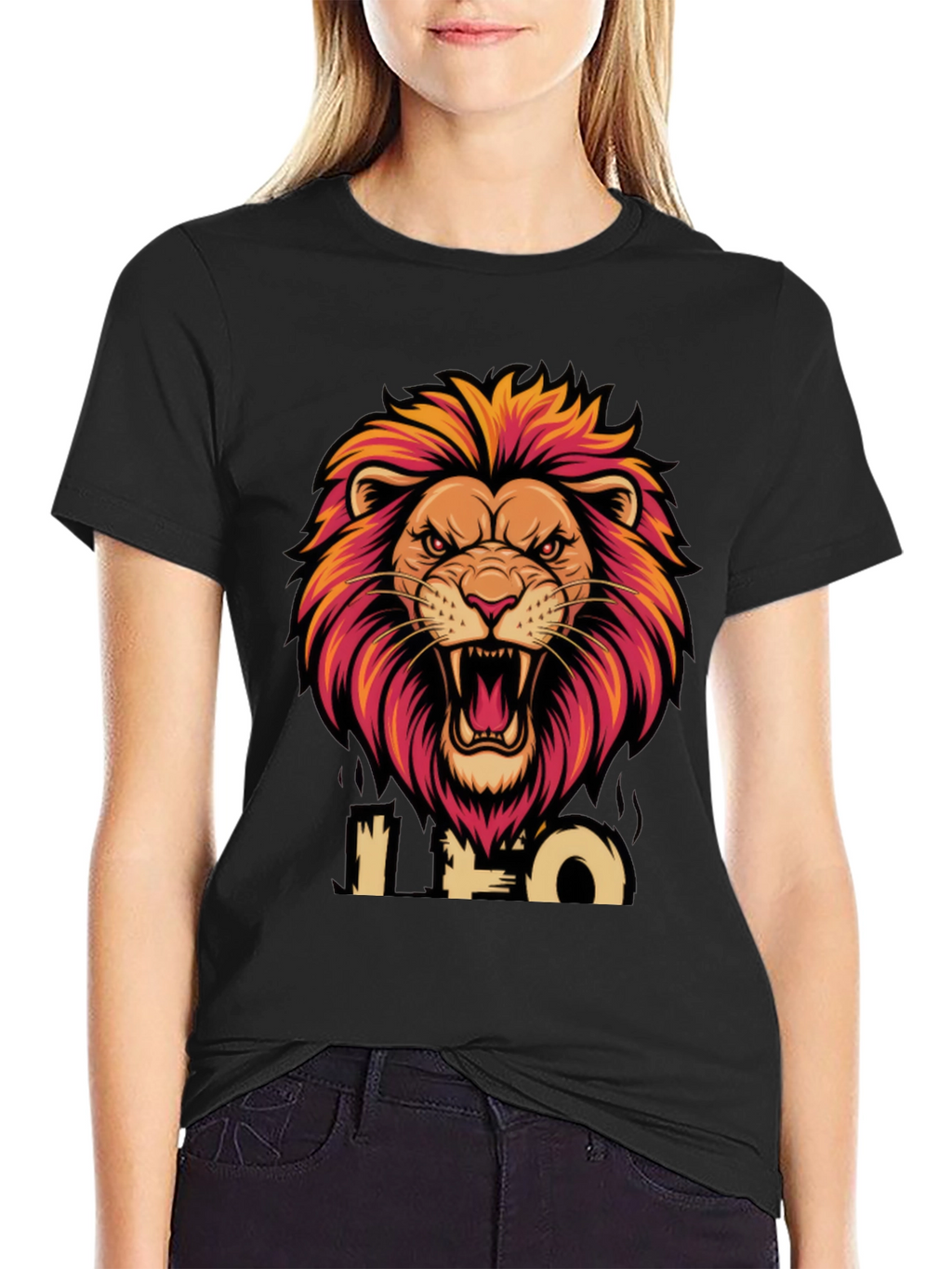 Leo Zodiac Lion Graphic T-Shirt