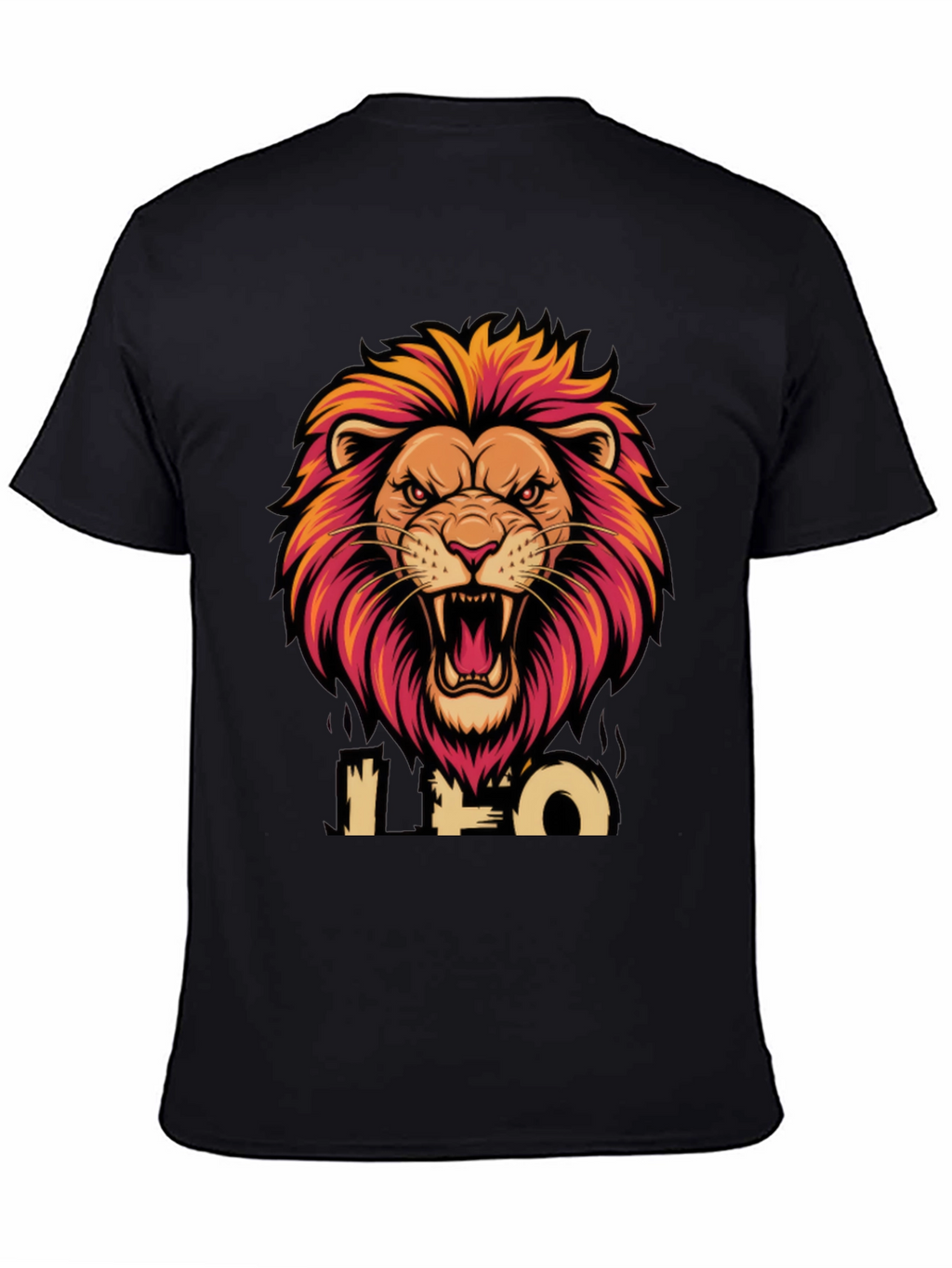 Leo Zodiac Lion Graphic T-Shirt