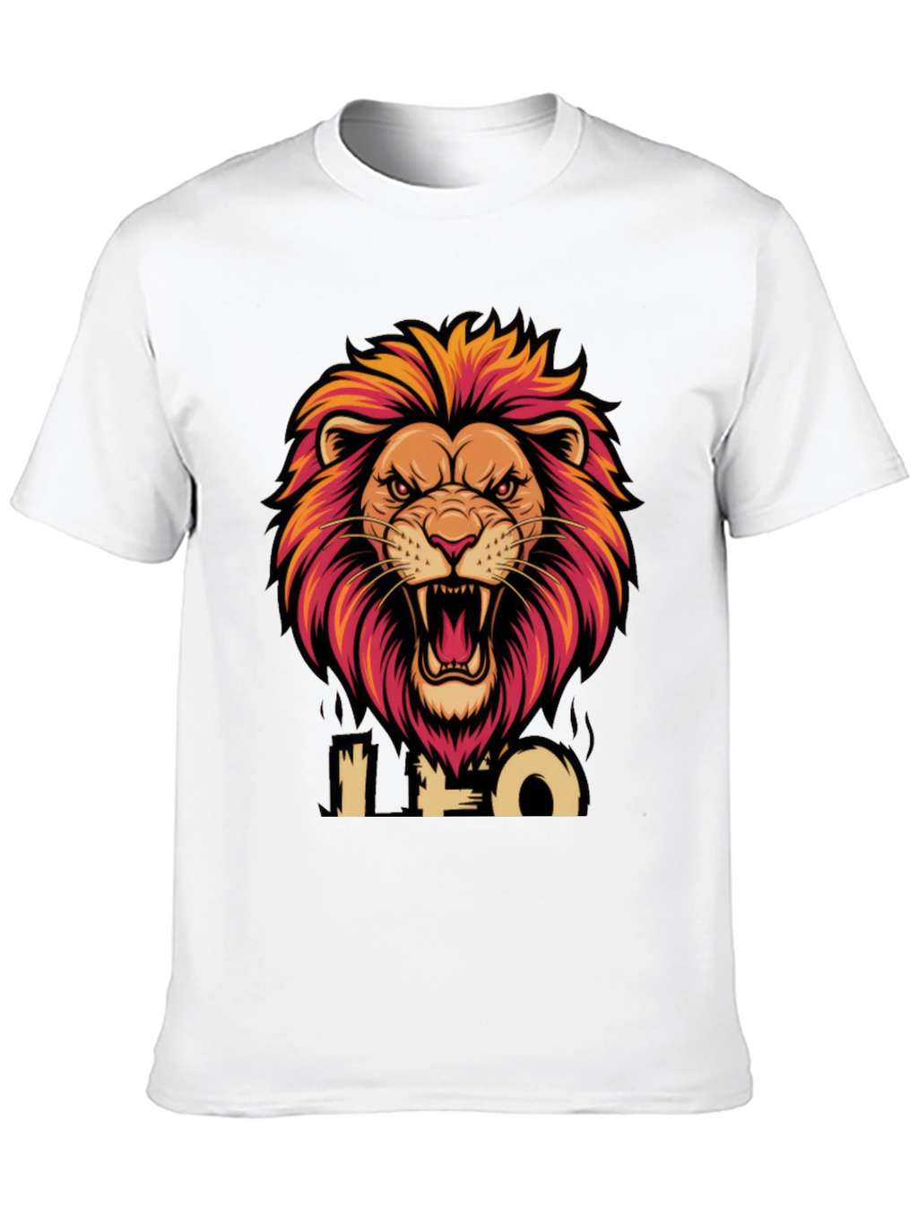 Leo Zodiac Lion Graphic T-Shirt